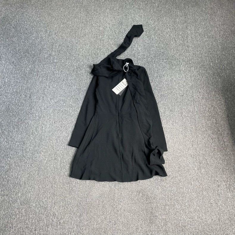 Saint Laurent Paris Saint Laurent Paris Long black silk shirt 2505-Nextarrow Size XS / US 0-2 / IT 36-38 - 2 Thumbnail