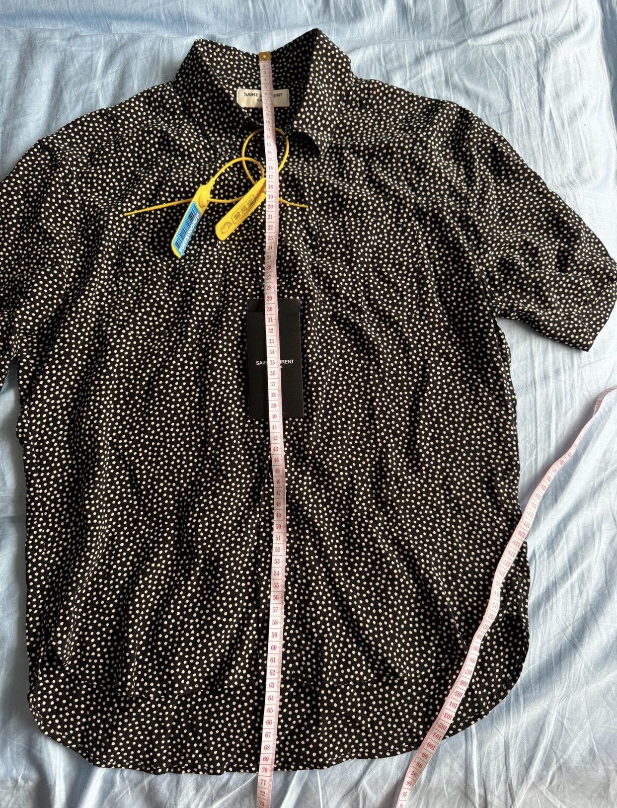 Saint Laurent Paris × Yves Saint Laurent Saint Laurent polka dot shirt2412-Nextarrow Size US M / EU 48-50 / 2 - 5 Thumbnail