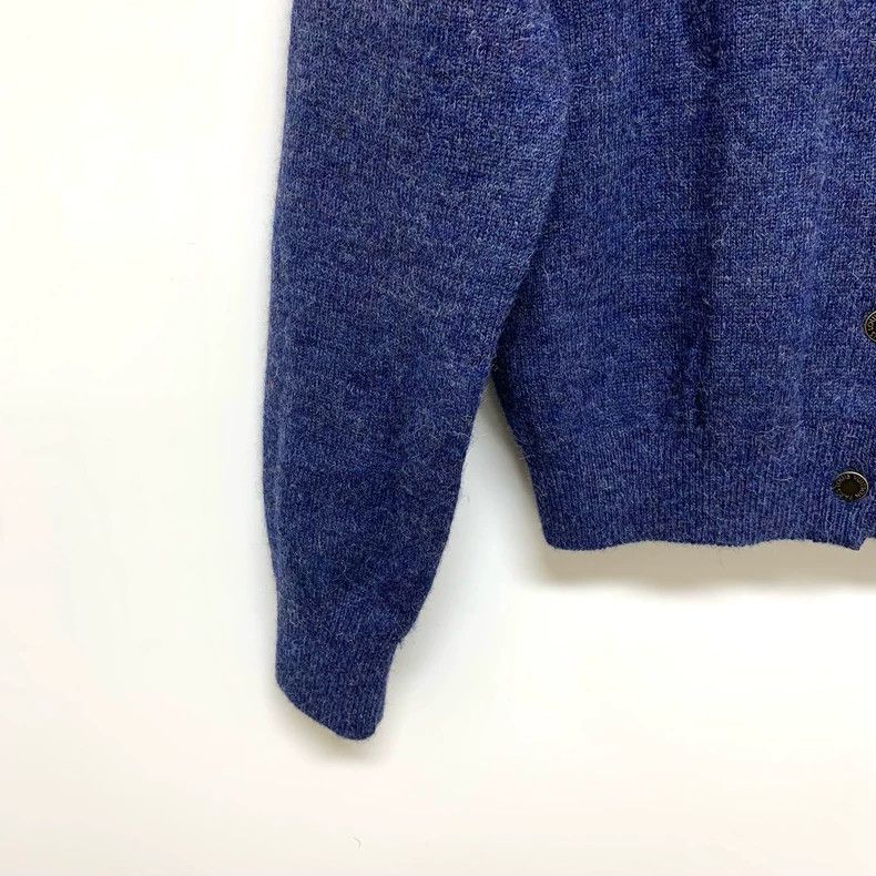 Louis Vuitton Louis Vuitton Denim Blue Cashmere Knit Cardigan shirt 2503 Size L / US 10 / IT 46 - 8 Thumbnail