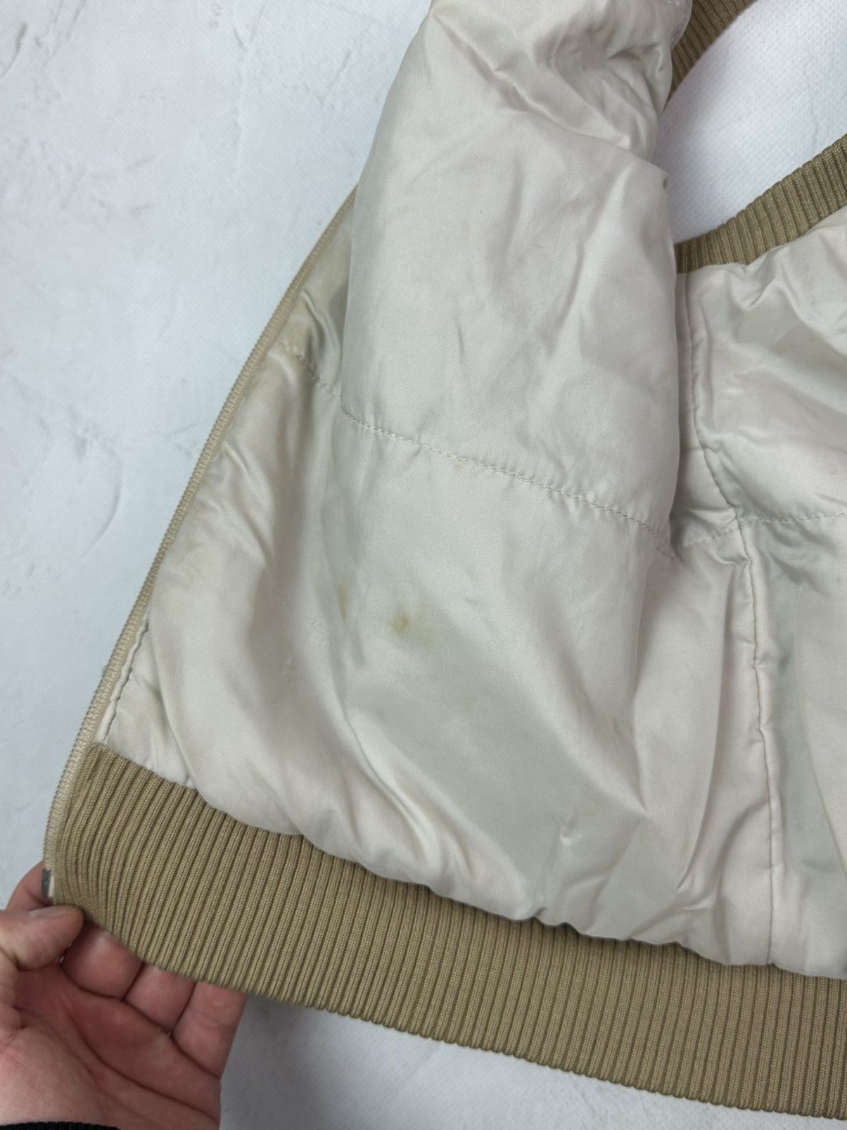Vintage Vintage Faux Fur Leather Details Beige Vest Size S / US 4 / IT 40 - 15 Thumbnail