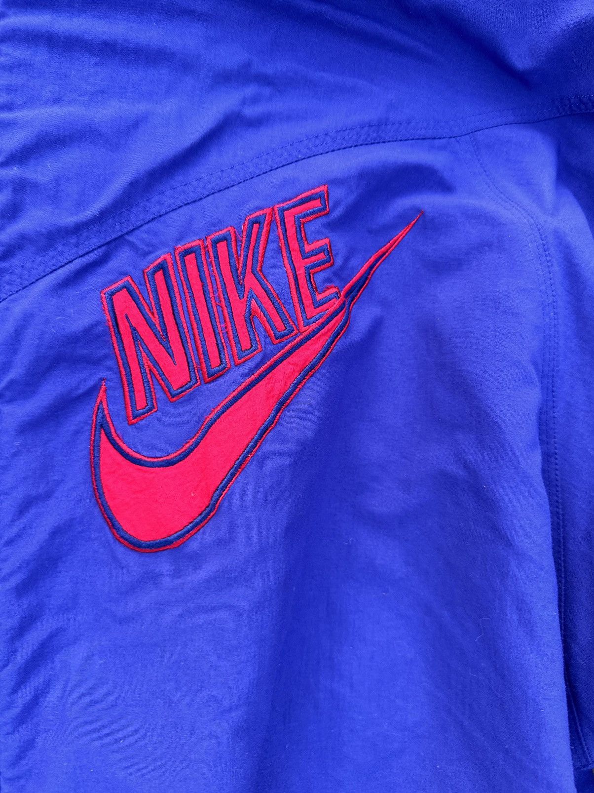 Nike × Vintage Vintage Nike Jacket Men Size XL Fleece Lines 80s Gray Tag Size US XL / EU 56 / 4 - 3 Thumbnail