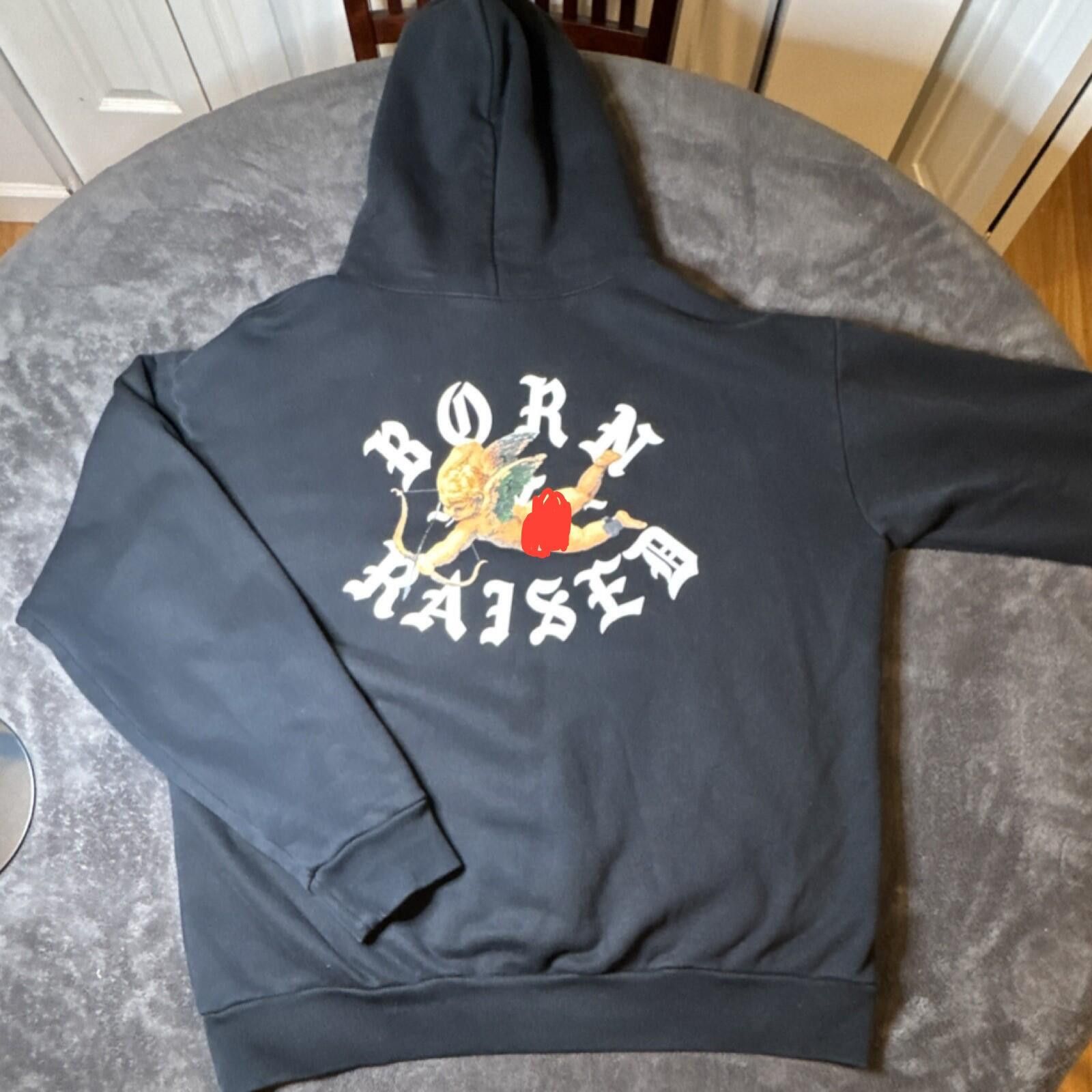 Born X Raised Born X Raised Angel Graphic Hoodie Black XL Men's Size US XL / EU 56 / 4 - 2 Thumbnail