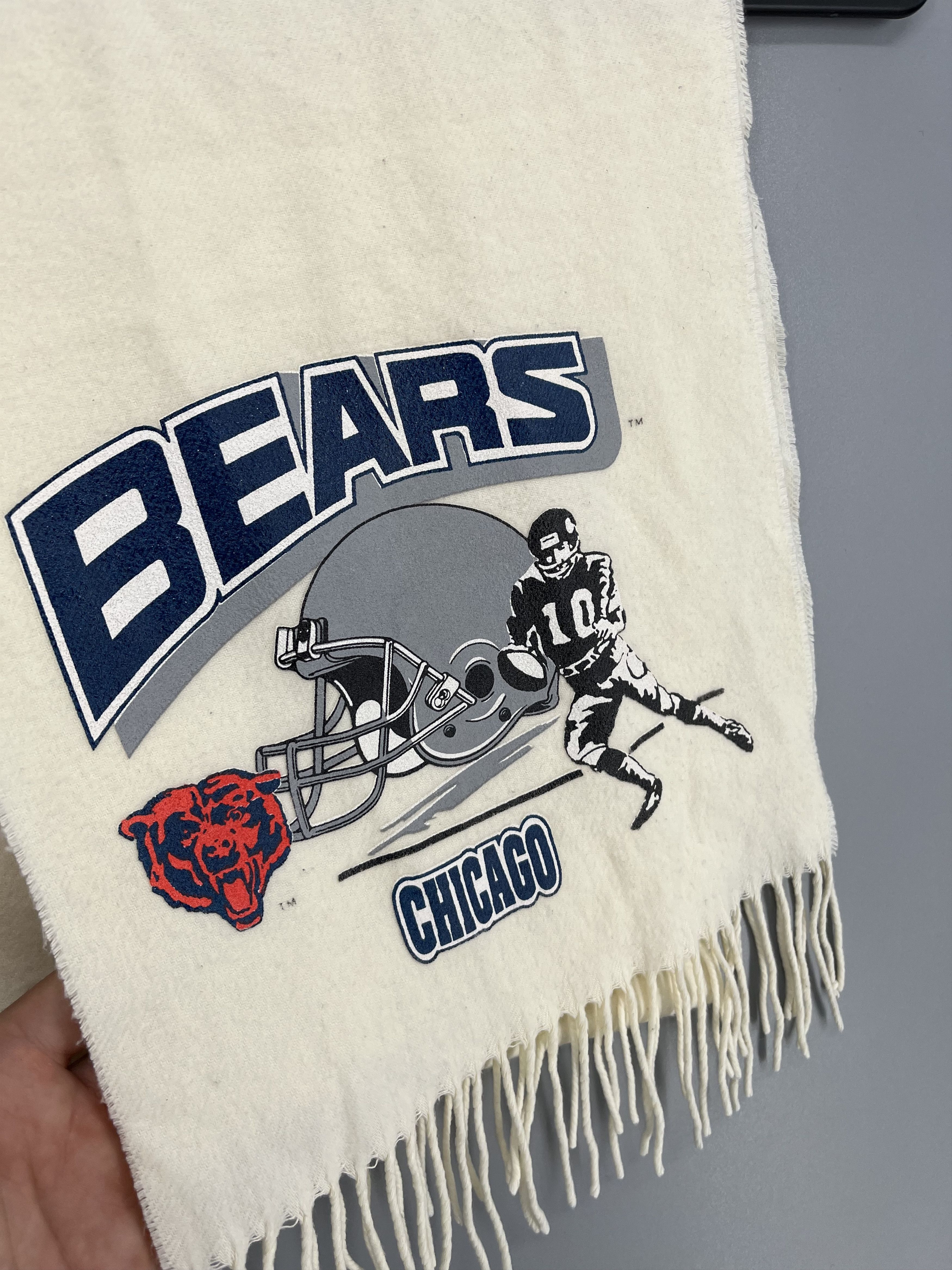 Vintage Vintage Chicago Bears NFL Scarf 90S Size ONE SIZE - 5 Thumbnail