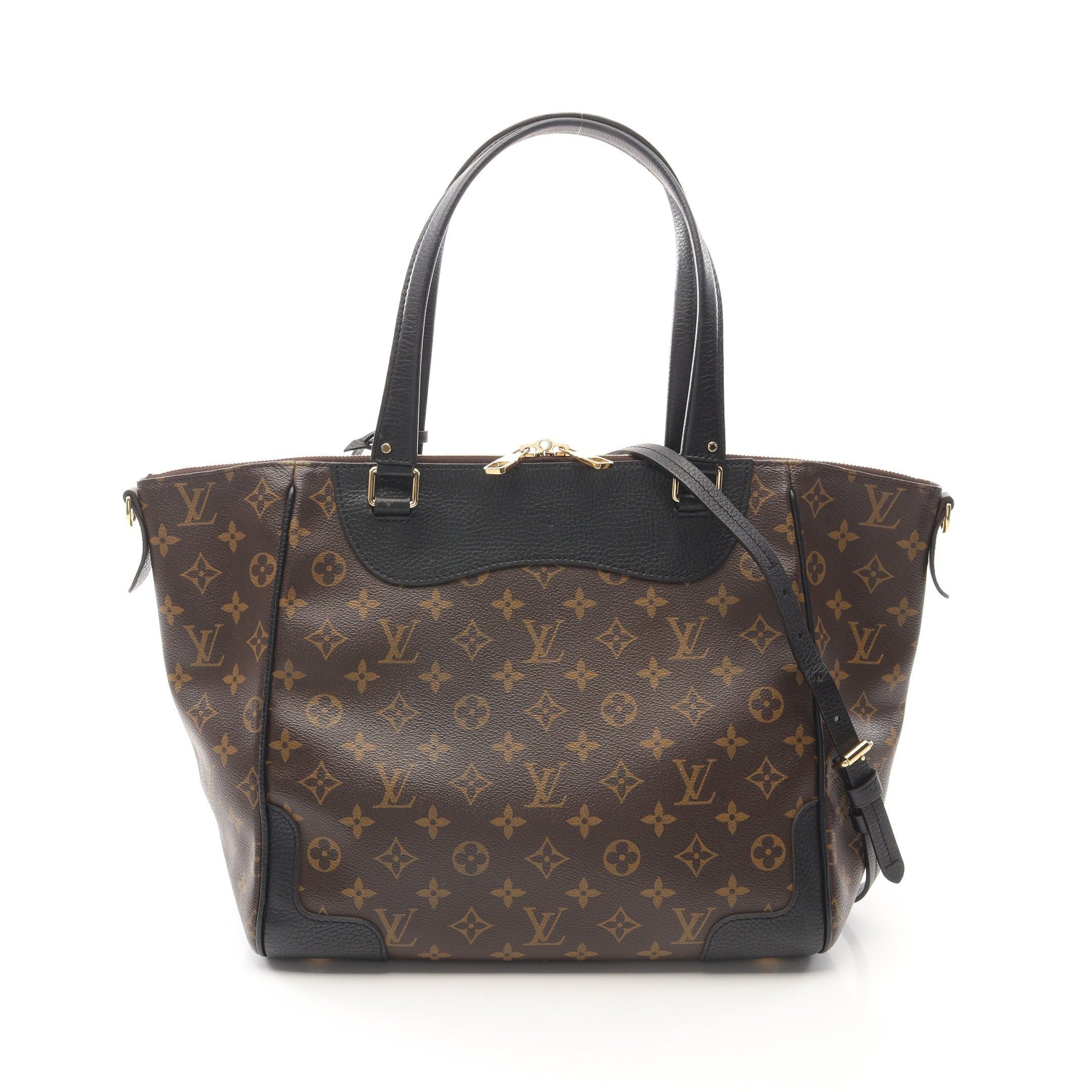 Louis Vuitton Louis Vuitton Estrella Monogram Handbag Tote Bag Leather Brown Black Size ONE SIZE - 1 Thumbnail