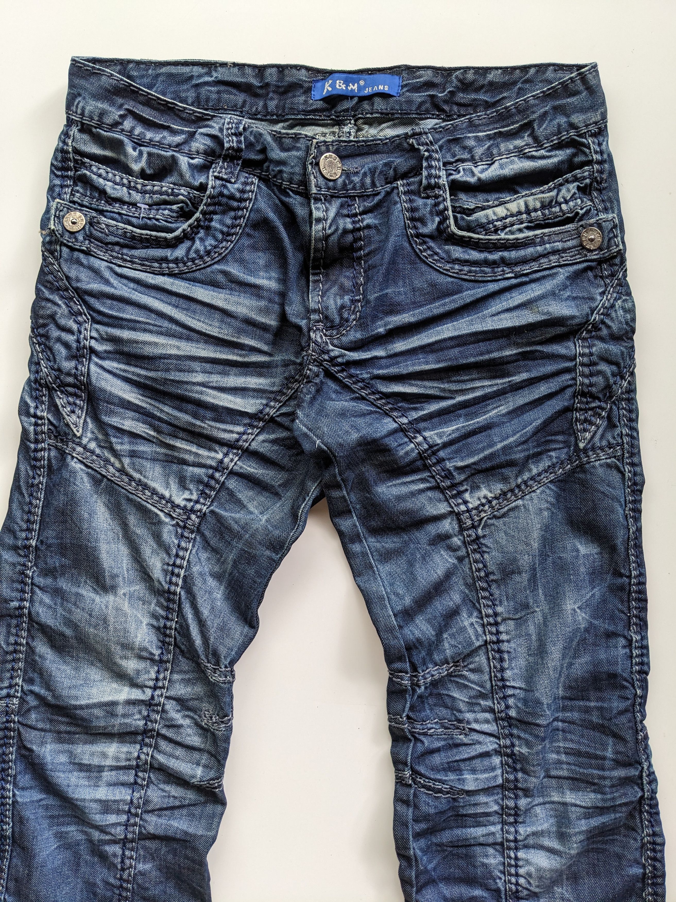 14th Addiction × If Six Was Nine × Tornado Mart Kosmo Lupo wrinkle design jeans Size US 34 / EU 50 - 5 Thumbnail