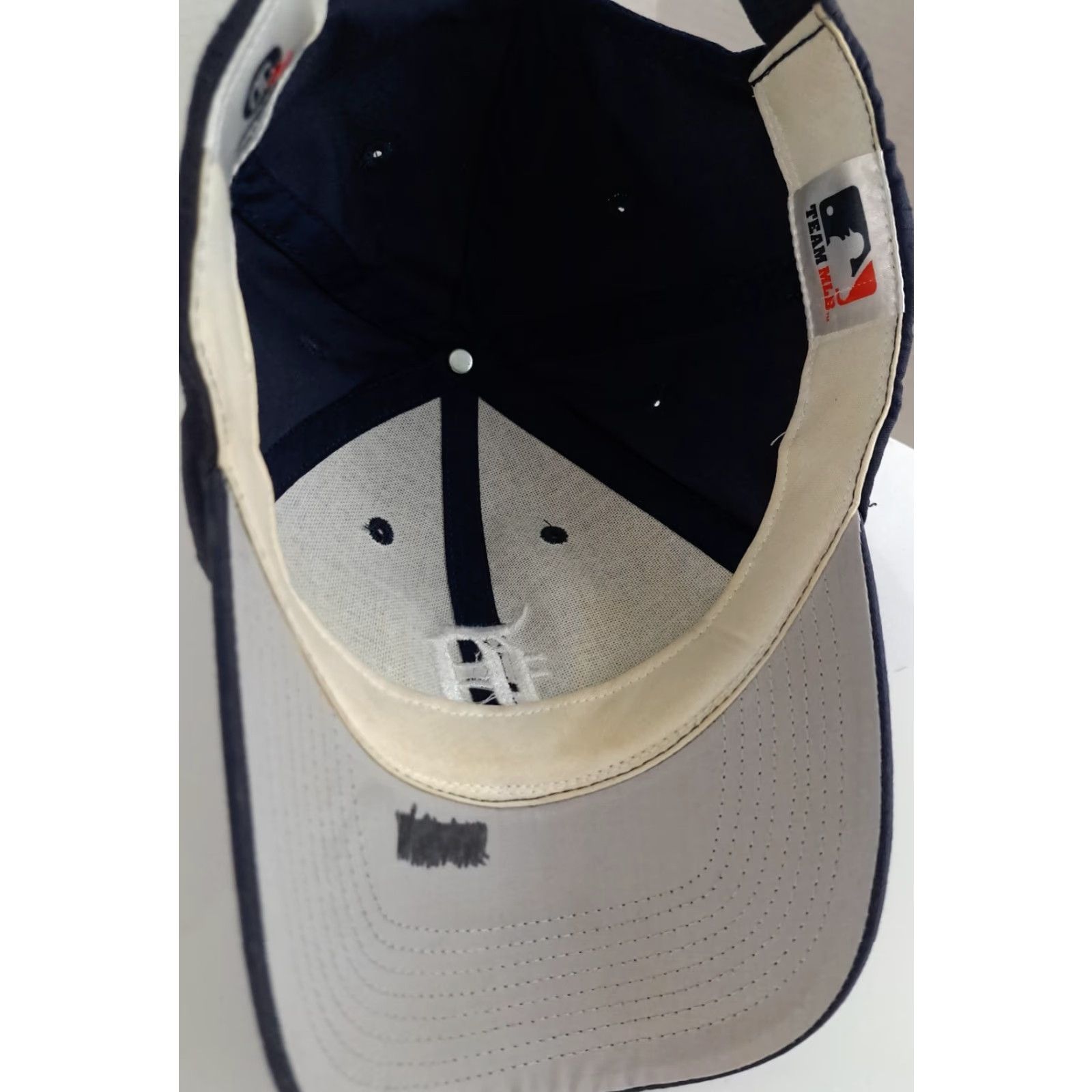 MLB VINTAGE Outdoor Cap Baseball Hat Adjustable Unisex Adults One Size Cotton Canvas Blue MLB Detroit Tigers Cap Size ONE SIZE - 4 Thumbnail
