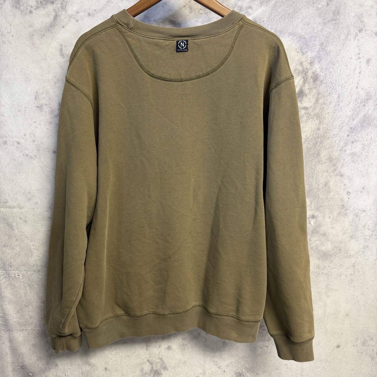 Nautica Vintage Nautica Jeans Sweatshirt Mens 2XL Brown Crew Neck Em Size US XXL / EU 58 / 5 - 2 Thumbnail