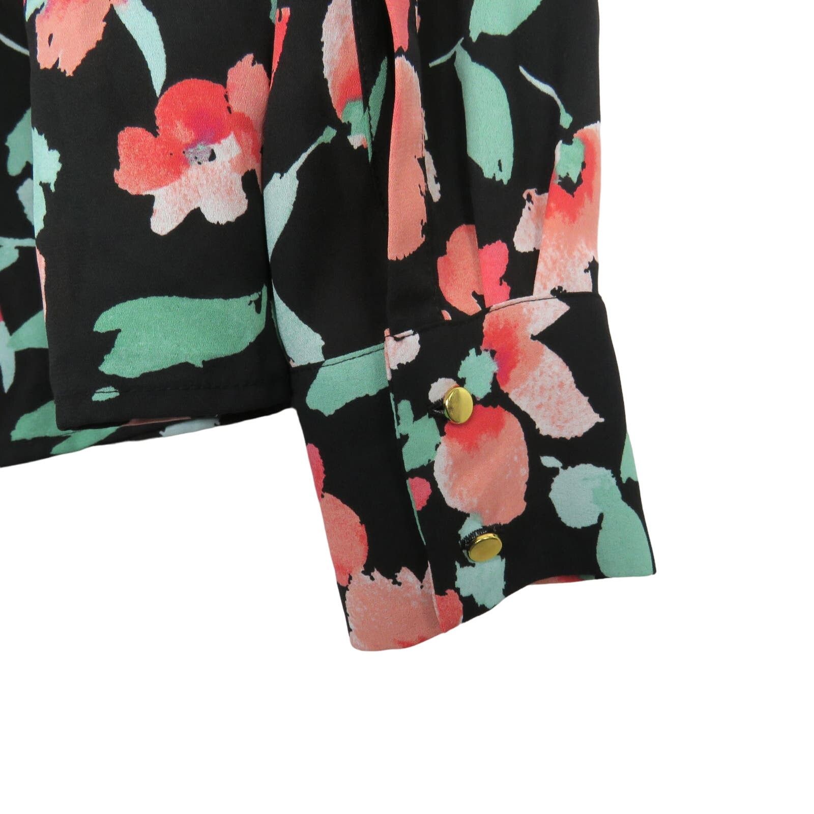 Calvin Klein Calvin Klein Floral Button Down Blouse Pink Small Size S / US 4 / IT 40 - 3 Thumbnail