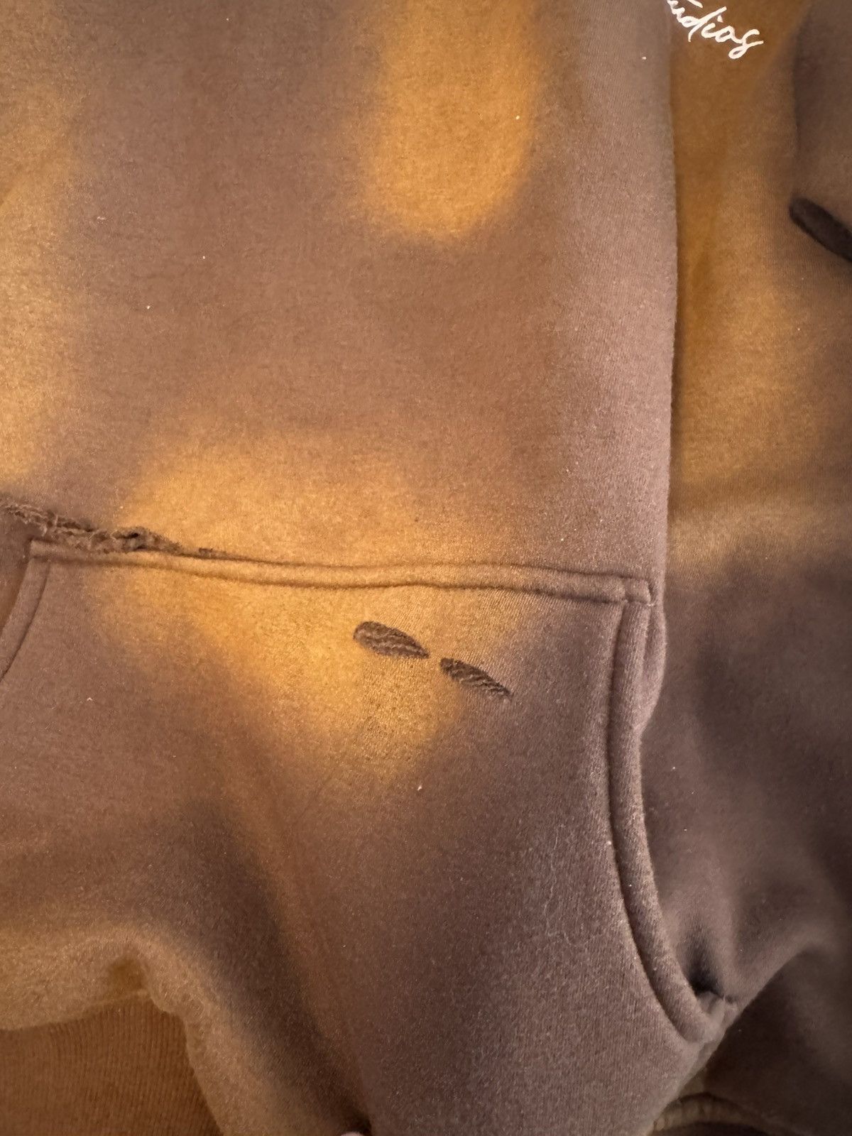 Thirteen Studios BROWN ‘2 LAYER’ HOODIE Size US XXL / EU 58 / 5 - 3 Thumbnail