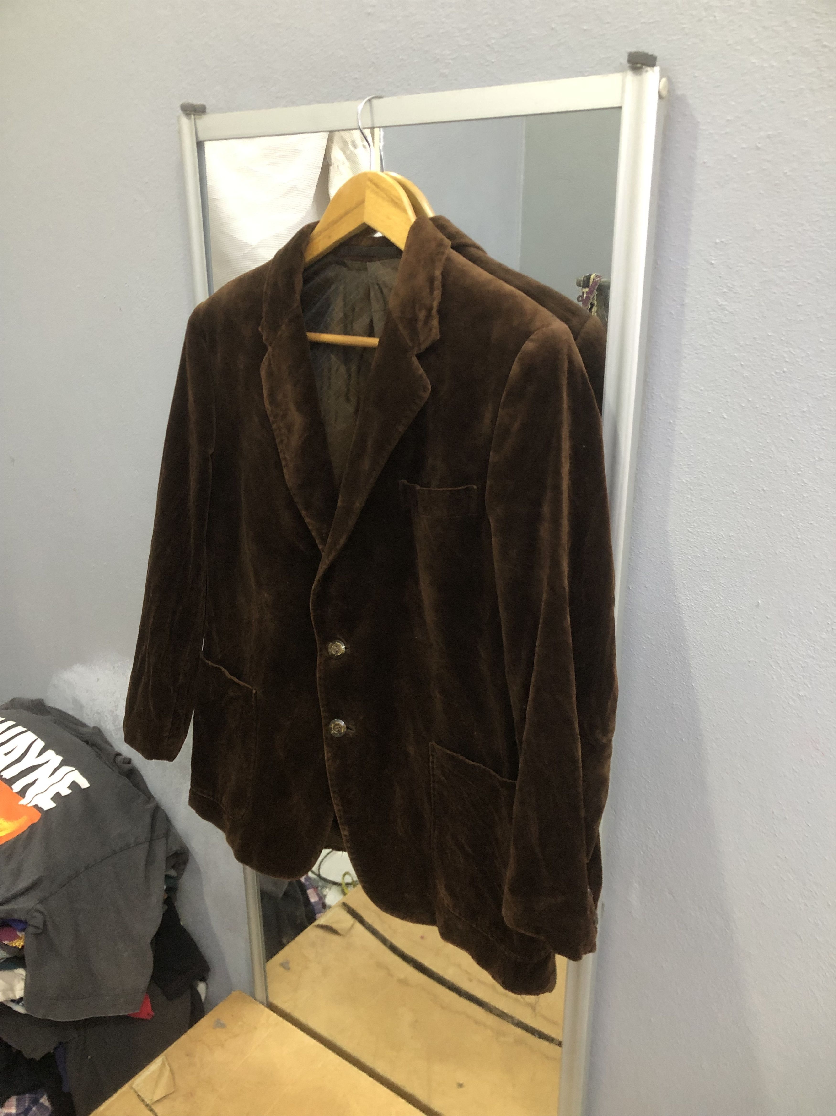 Japanese Brand ELCID Japan Niedieck German Velvet Jacket Size 40S - 2 Thumbnail