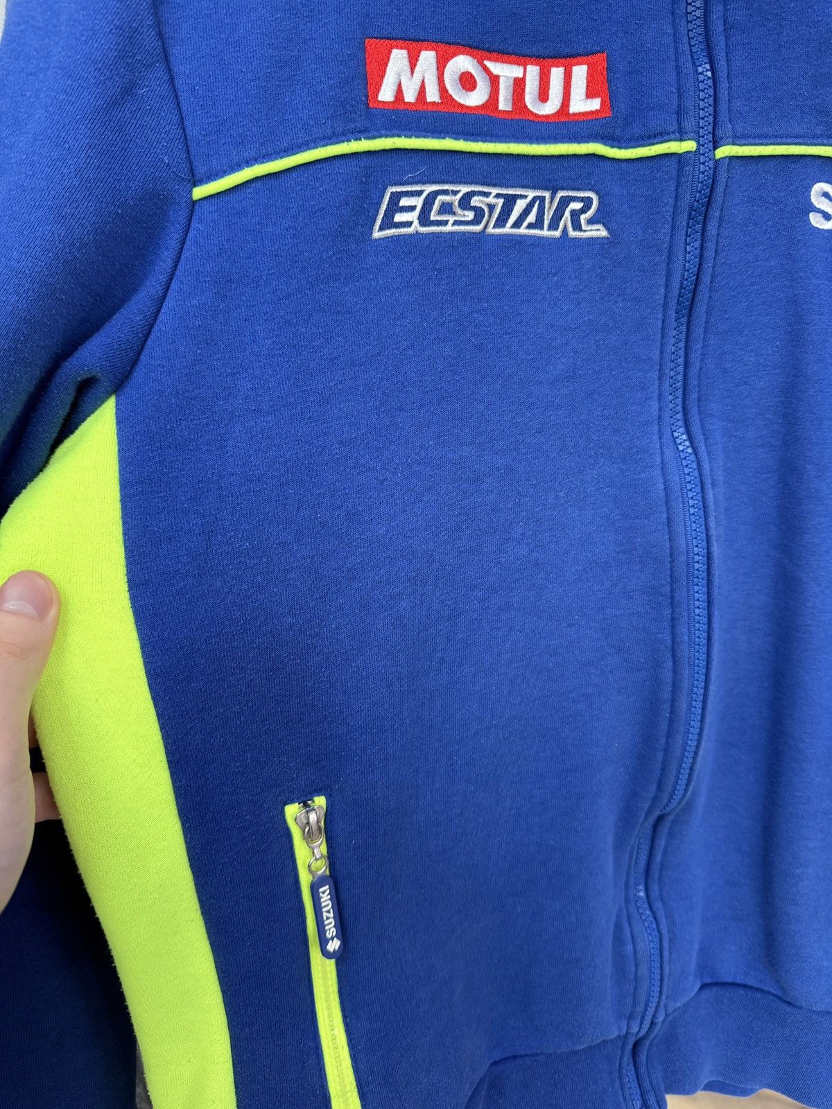Other Vintage Suzuki MotoGP Team Jacket Mens Blue Full Zip Racing Size US XL / EU 56 / 4 - 18 Thumbnail