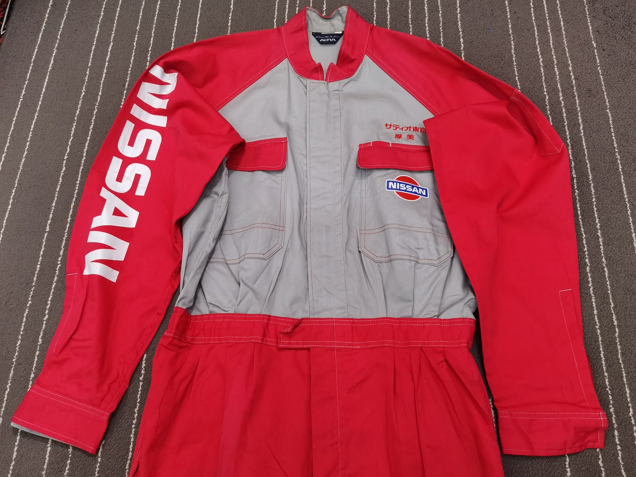 Japanese Brand JDM X NISSAN COVERALL M W34-40 3431 Size US 31 - 10 Thumbnail