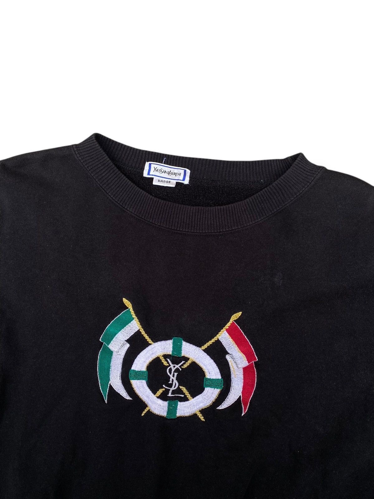 Yves Saint Laurent Vintage Yves Saint Laurent Sweatshirt Pull Over. #E6 Size US L / EU 52-54 / 3 - 2 Thumbnail