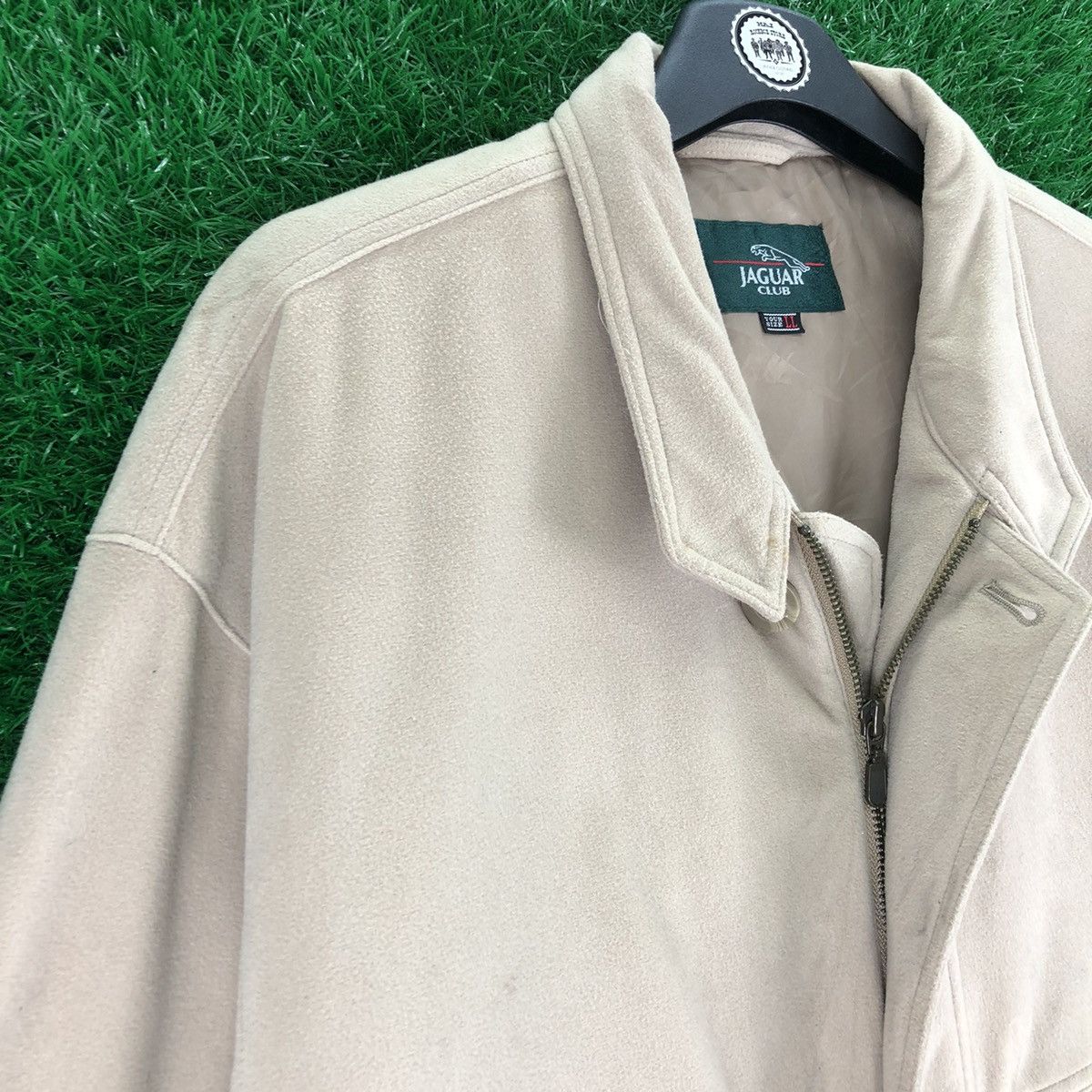 Japanese Brand Vintage 80's Casual Work Fleece Zipper Jacket by Jaguar Club Size US L / EU 52-54 / 3 - 2 Thumbnail