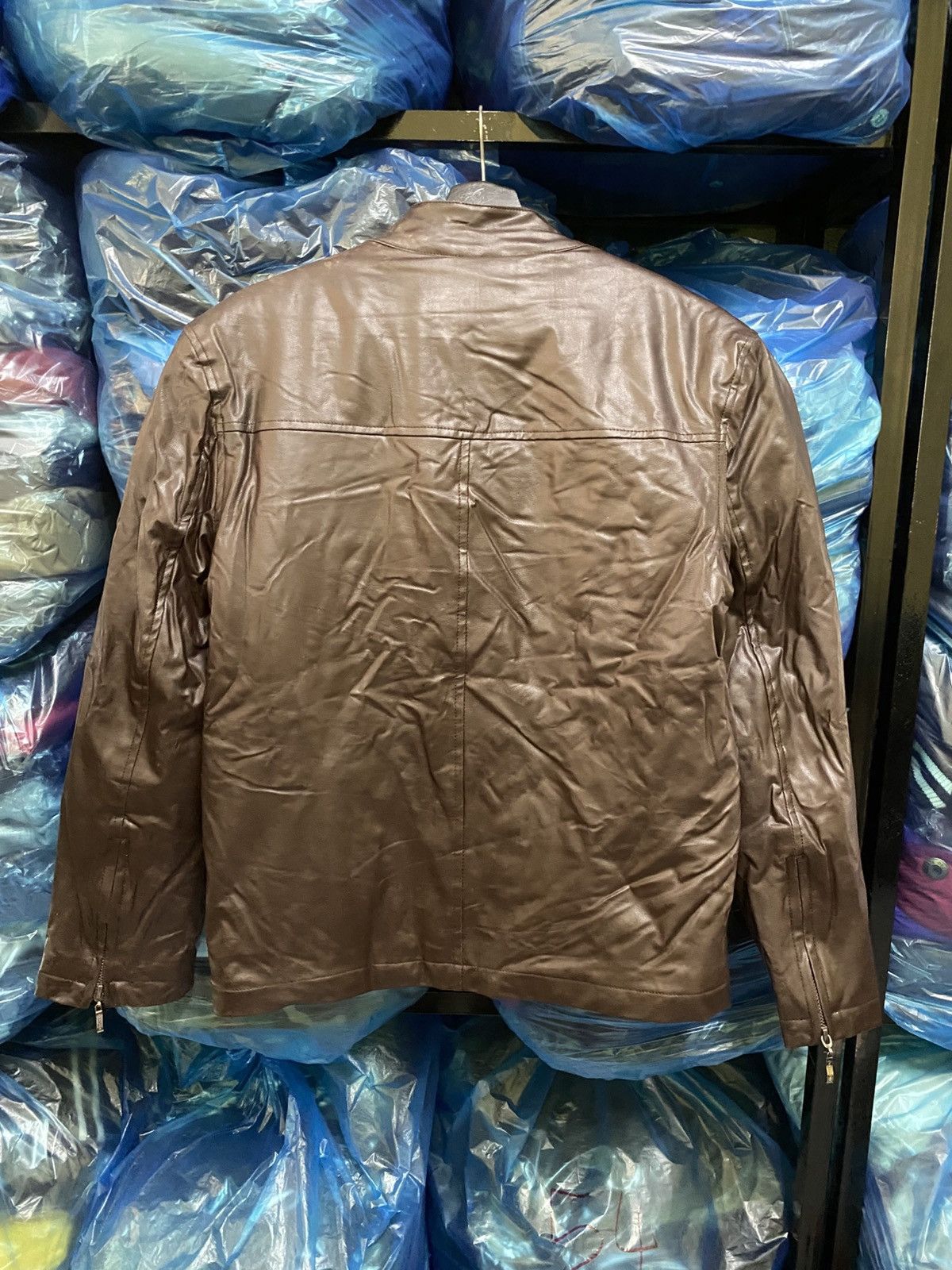 Leather Vintage Poldon Classic Brown Leather Jacket Retro Outerwear Size US M / EU 48-50 / 2 - 11 Thumbnail