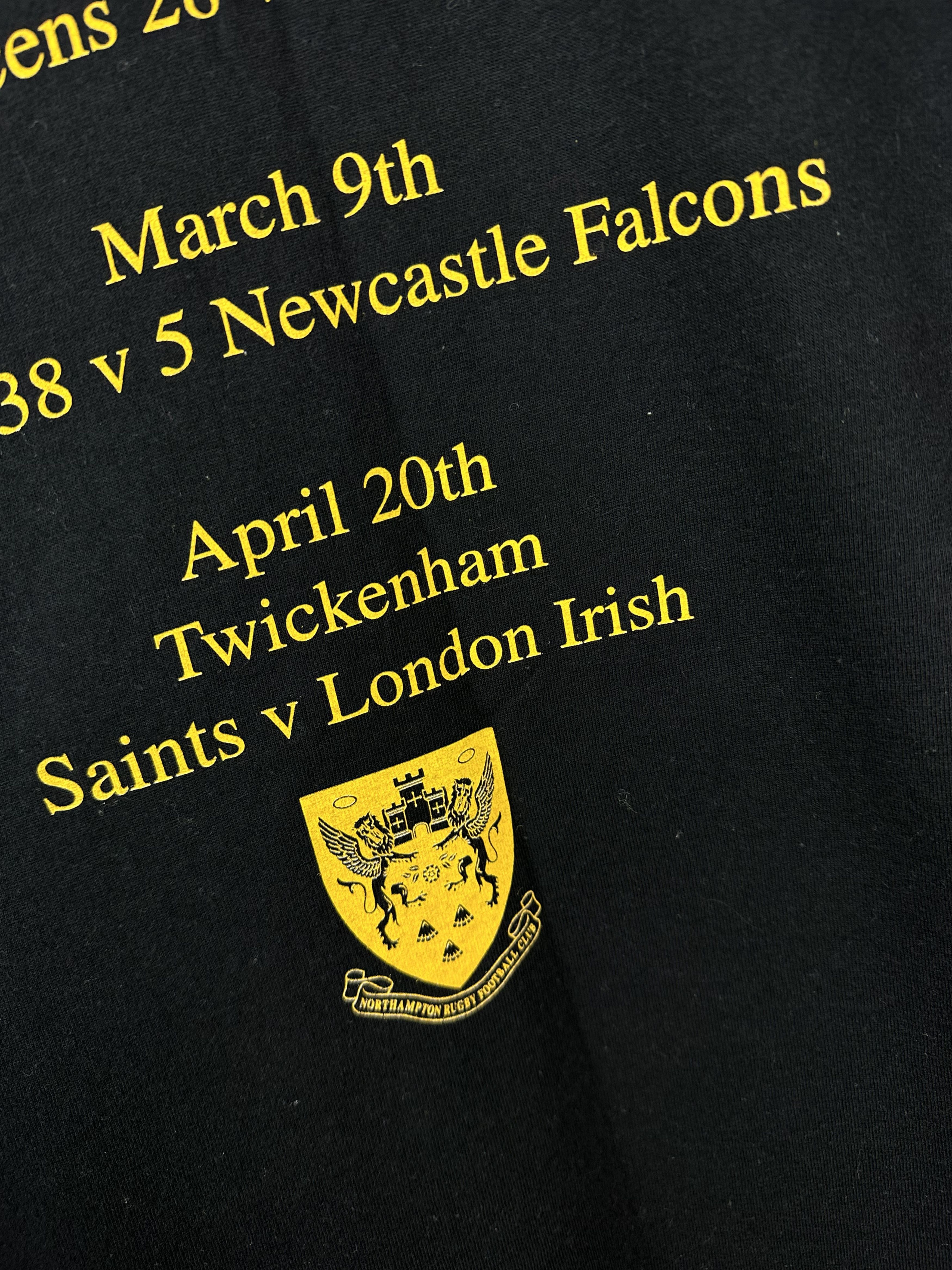 Vintage Northampton Rugby Shirt Vintage Jersey Cup Final Train Size US M / EU 48-50 / 2 - 10 Thumbnail