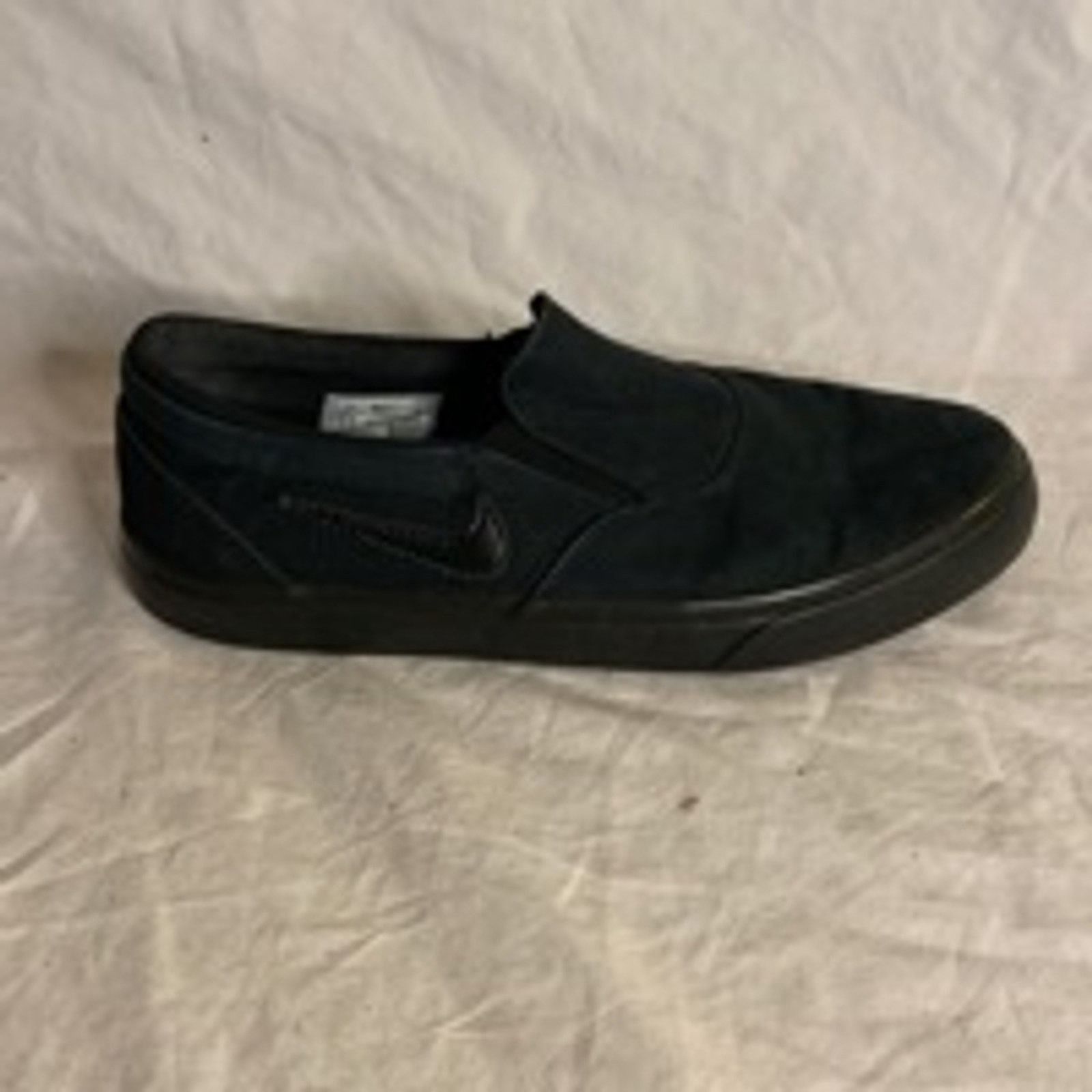 Nike Nike SB Chron Solarsoft Slip-On Black Suede Skate Shoes 8 Size US 8 / EU 41 - 4 Thumbnail