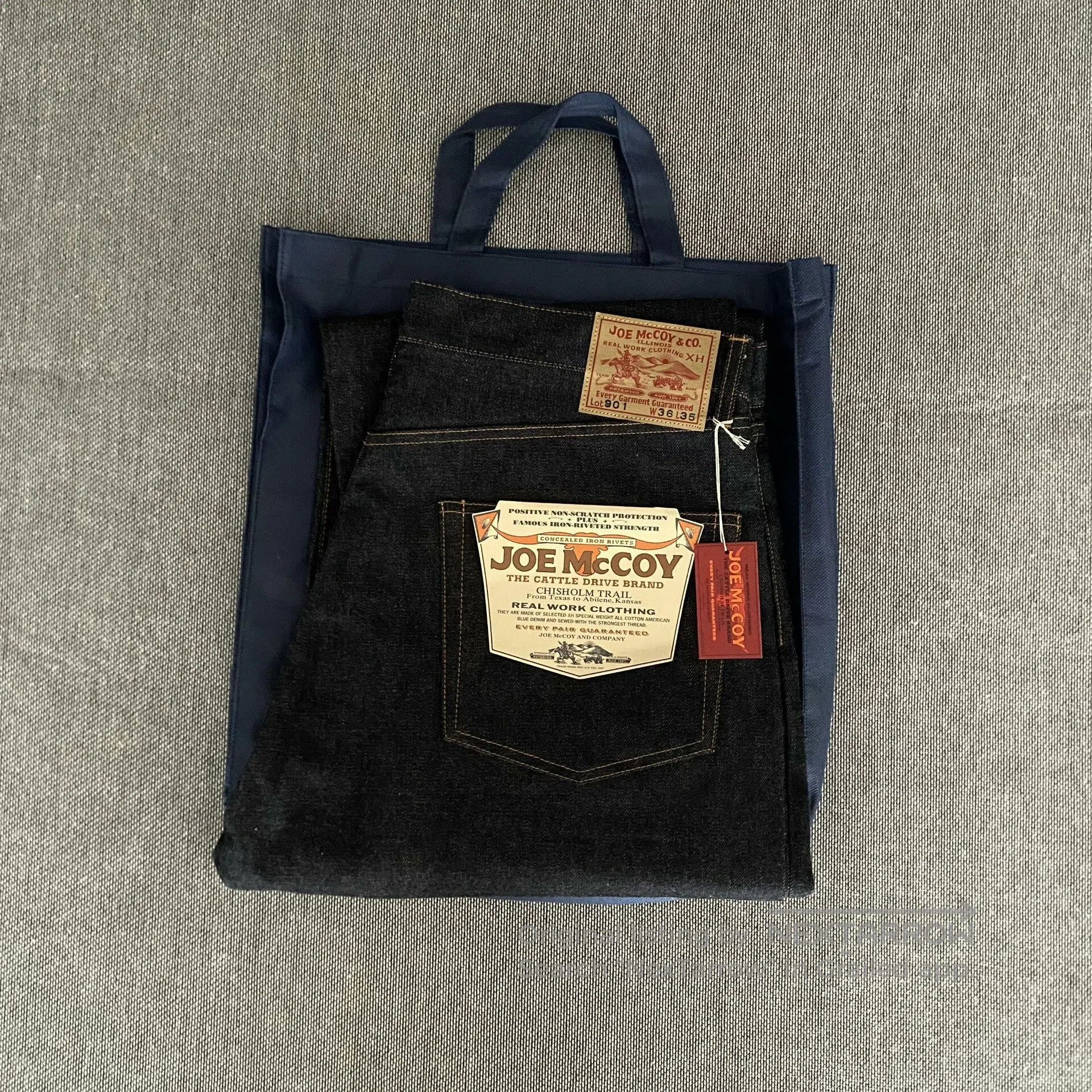 The Real McCoy's Joe Mccoy 901 Denim Jeans. Size US 36 / EU 52 - 1 Thumbnail