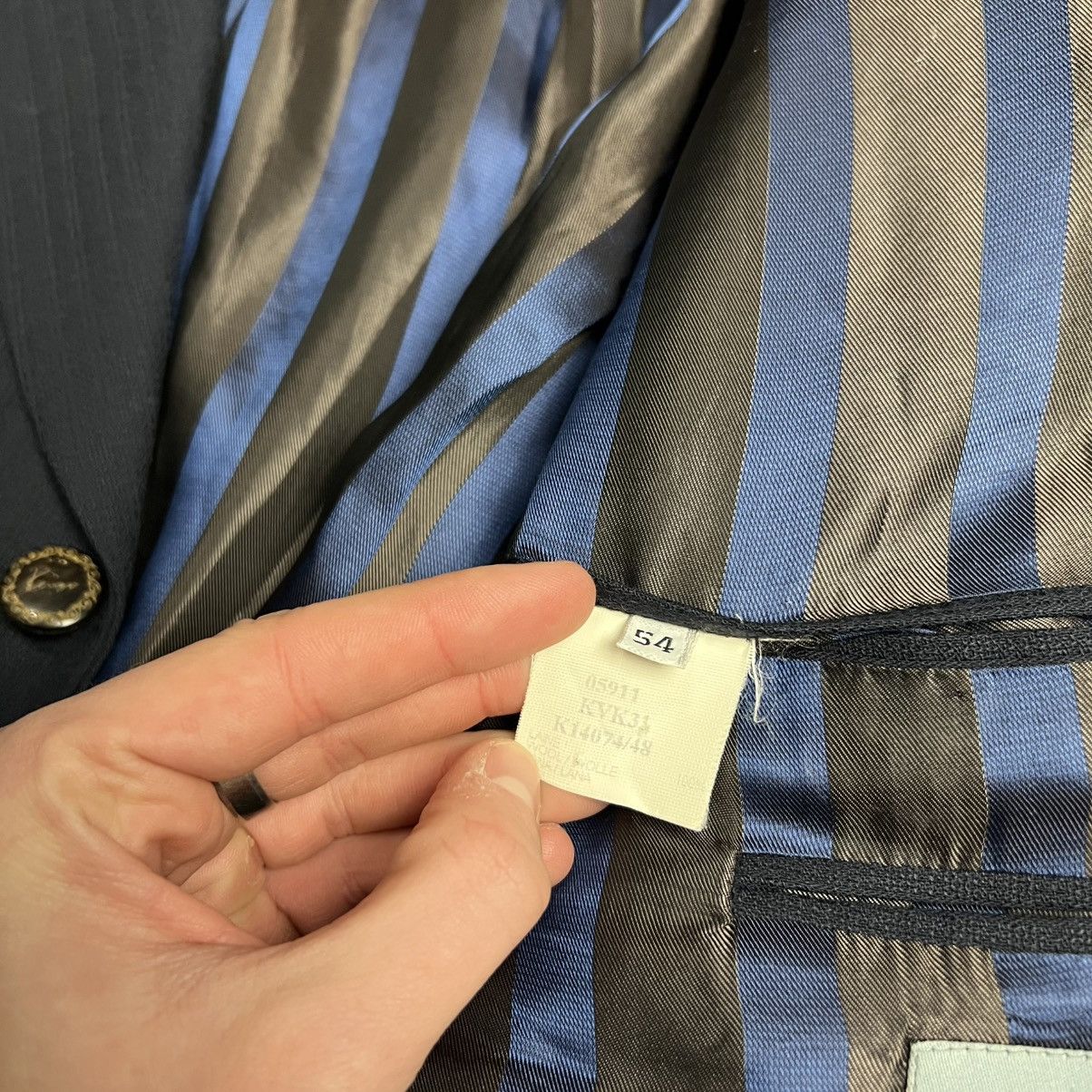 Kenzo Vintage Kenzo Homme navy blazer Size 54R - 6 Thumbnail