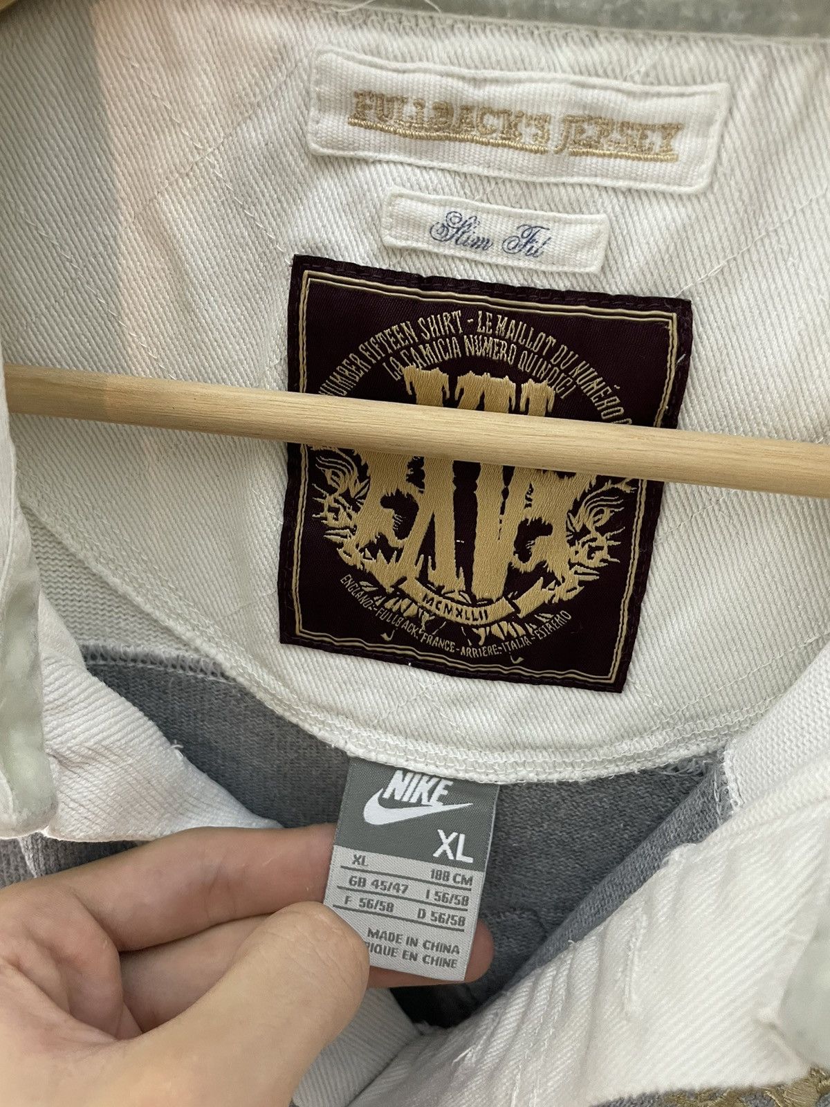 Nike × Vintage Nike vintage rugby jersey Size US XL / EU 56 / 4 - 10 Thumbnail