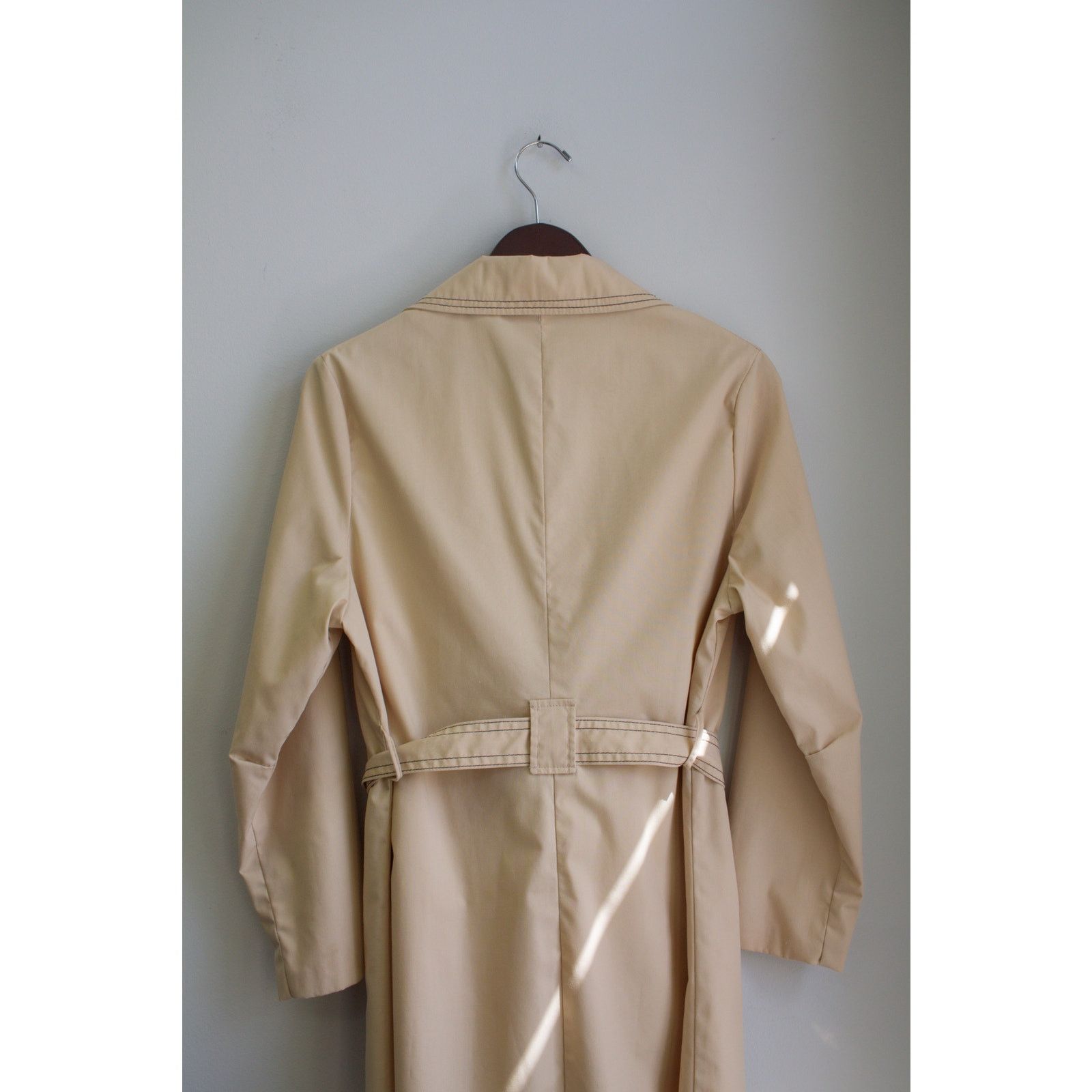 Vintage True Vintage Cream Trench Coat Size S / US 4 / IT 40 - 5 Thumbnail
