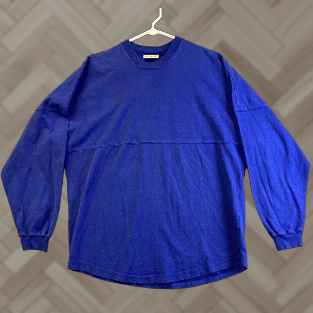ESPIRIT VINTAGE Spirit Jersey COLBY T-Shirt Women's Medium Long Sleeve Blue Casual Sports 80s Womens Size M / US 6-8 / IT 42-44 - 1 Thumbnail