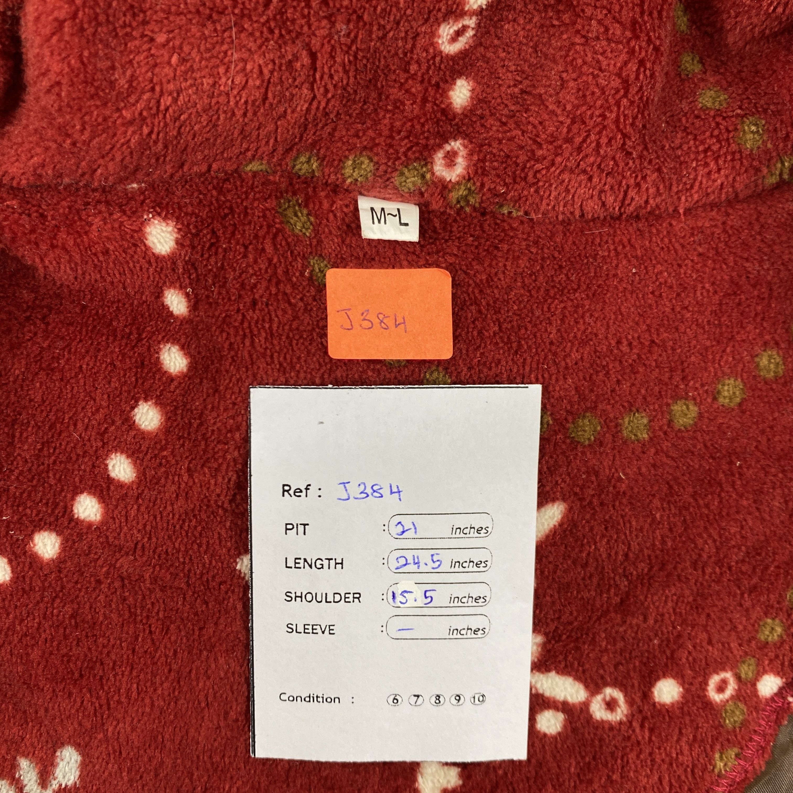 Japanese Brand Vintage Snowflake Christmas Theme Vest Fleece Jacket- J384 Size US M / EU 48-50 / 2 - 6 Thumbnail