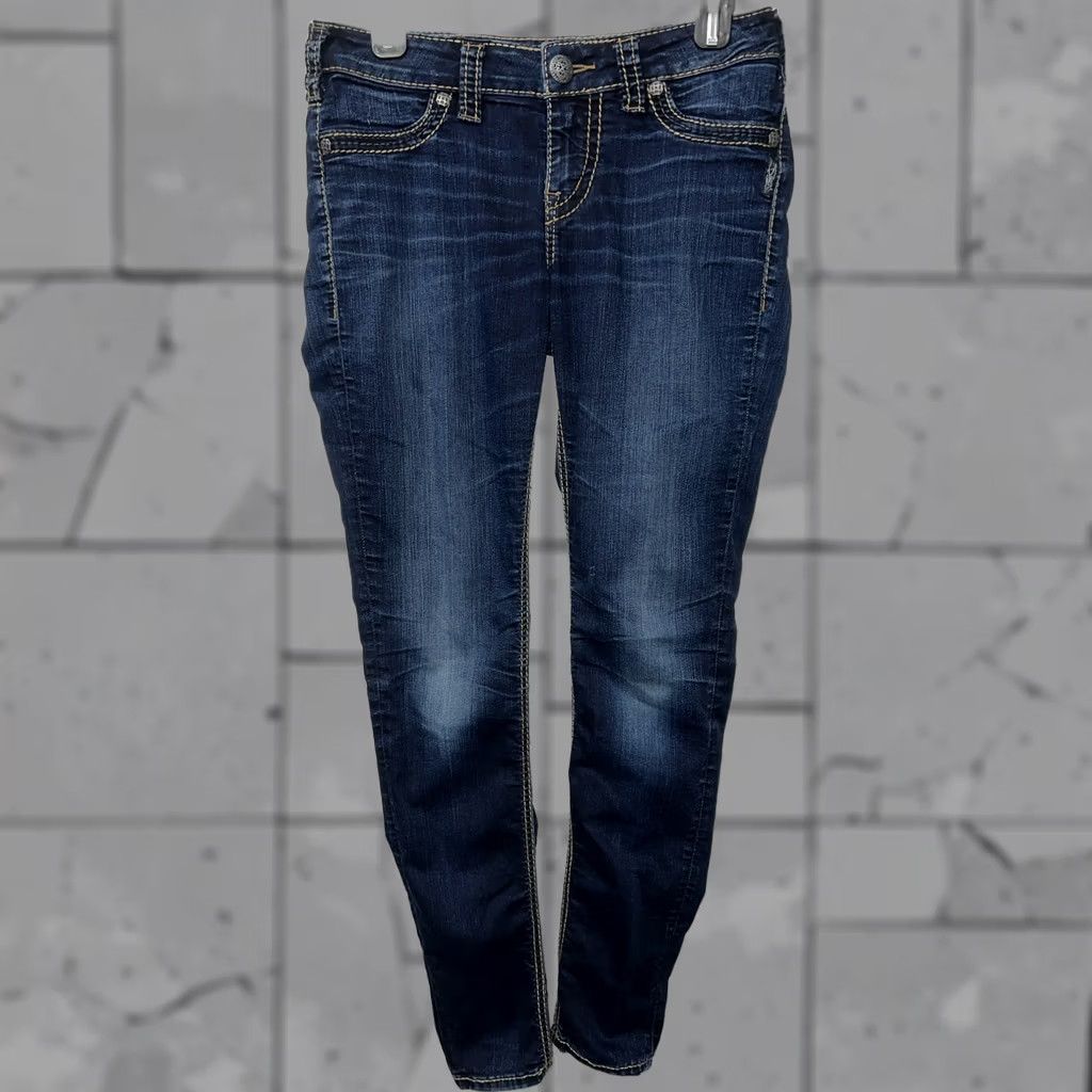 Silver Jeans Co. Silver Jeans Suki Super Stretch Skinny Womens Size 28x31 Size 28" / US 6 / IT 42 - 1 Thumbnail
