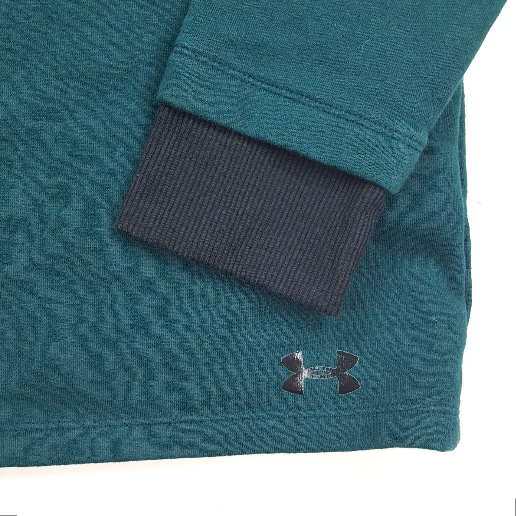 Under Armour Under Armour Threadborne Green Hoodie Hooded Pullover Sweatshirt Mens Size M Long Sleeve Pullover Sweatshirt, Regular Fit, Green, Logo, Vintage: Yes Size US M / EU 48-50 / 2 - 4 Thumbnail