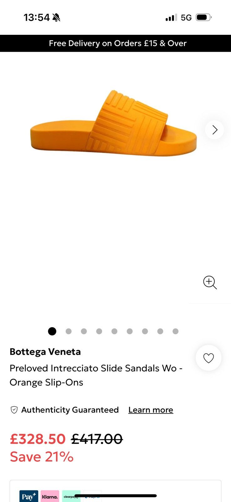 Bottega Veneta BOTTEGA VENETA sliders see photos with tape measurements fit Size US 9 / EU 42 - 20 Thumbnail