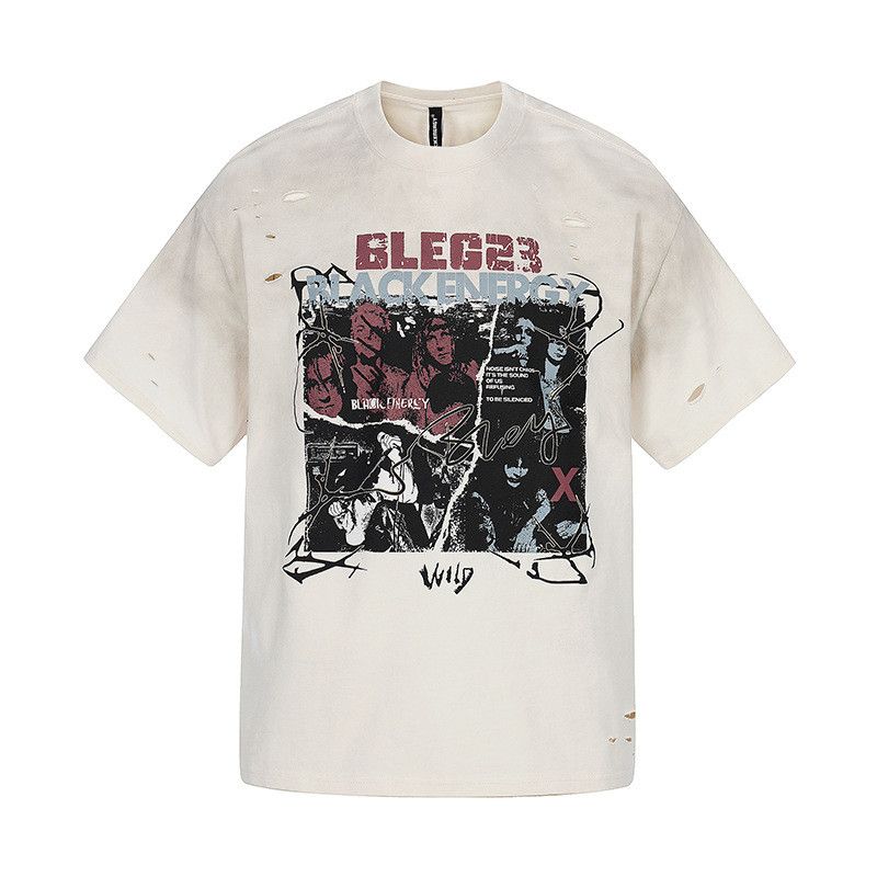 Vintage Vintage Distressed Ripped Rock Band Print T-Shirt Size US M / EU 48-50 / 2 - 1 Thumbnail