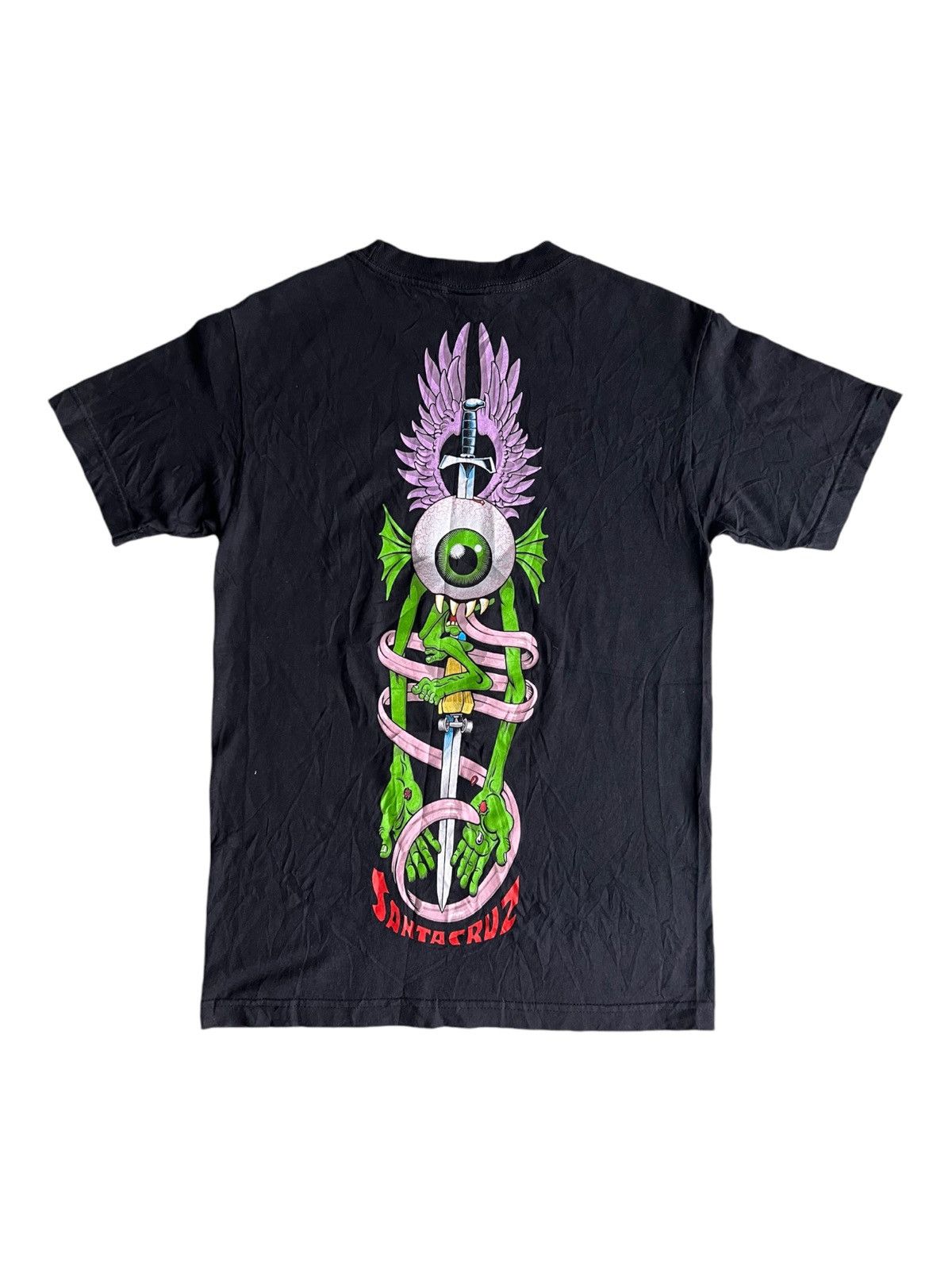 Powell Peralta × Santa Cruz Skateboards × Vintage Vintage Y2K Santa Cruz Jim Phillips Powell Pro Skater Shirt Size US S / EU 44-46 / 1 - 1 Thumbnail