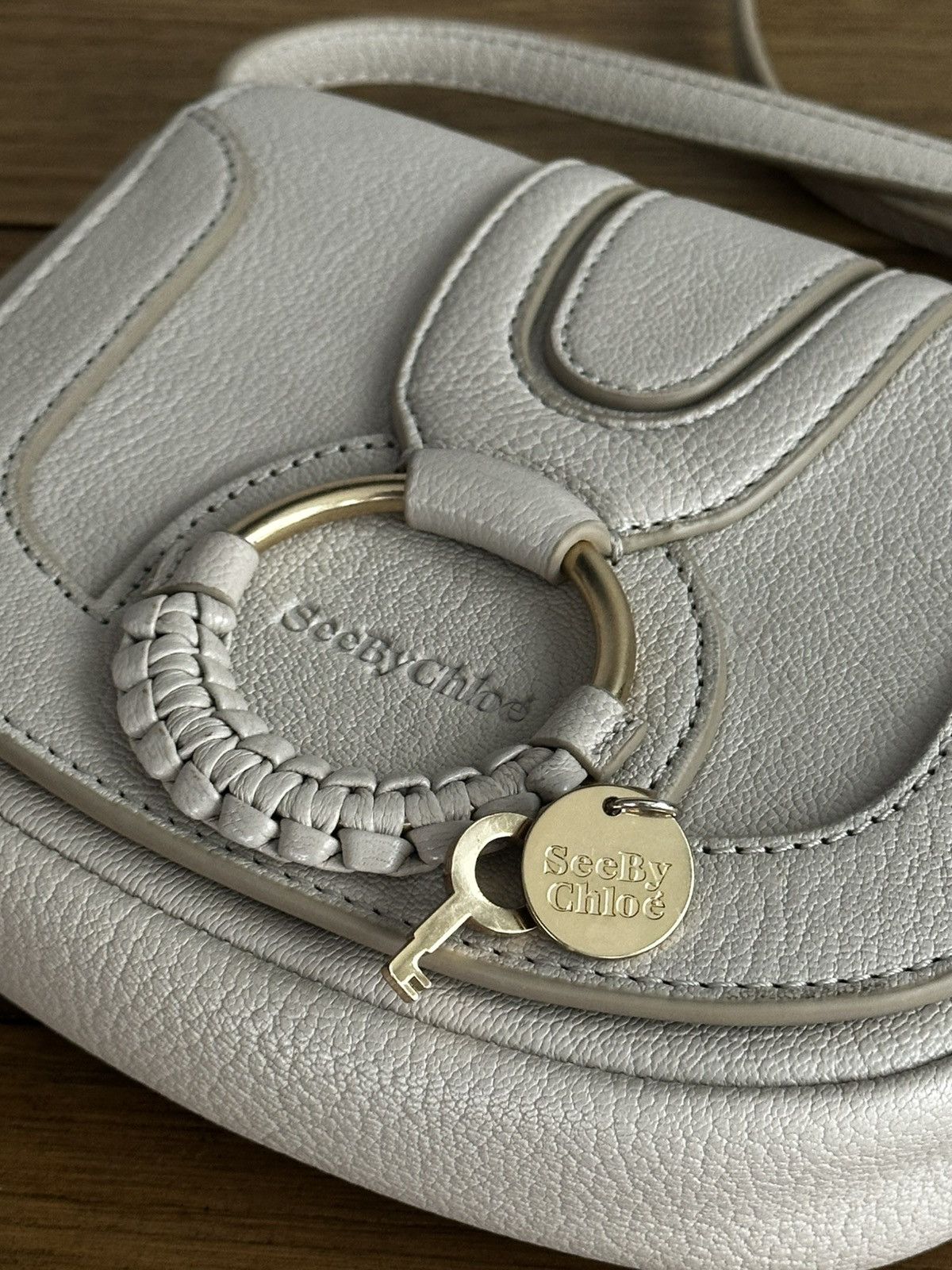 Chloe × See by Chloe See by Chloe Beige Small Hana Crossbody Bag Size ONE SIZE - 5 Thumbnail