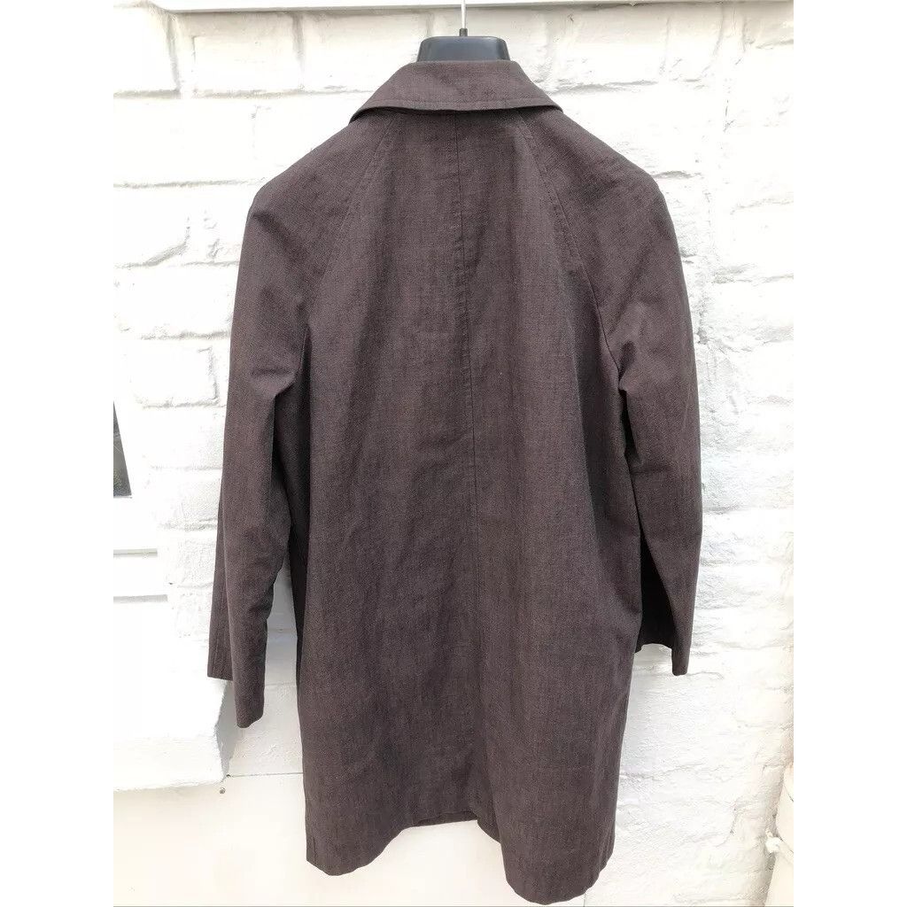 A.P.C. Womens Dark Burgundy Brown Mac Coat Size S / US 4 / IT 40 - 4 Thumbnail