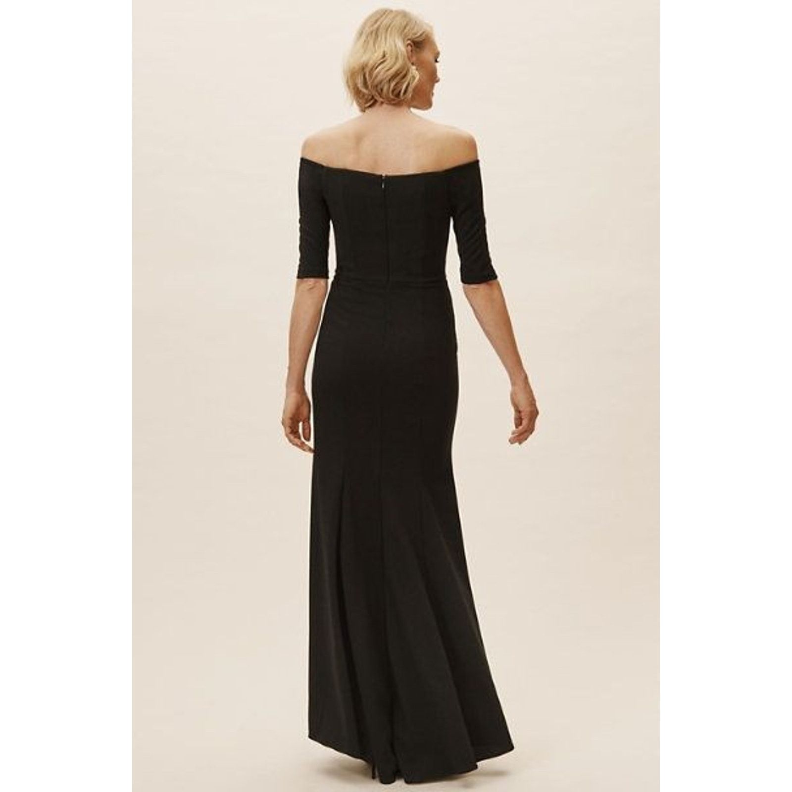 New Anthropologie BHLDN Emile Dress $230 SIZE 4 Black