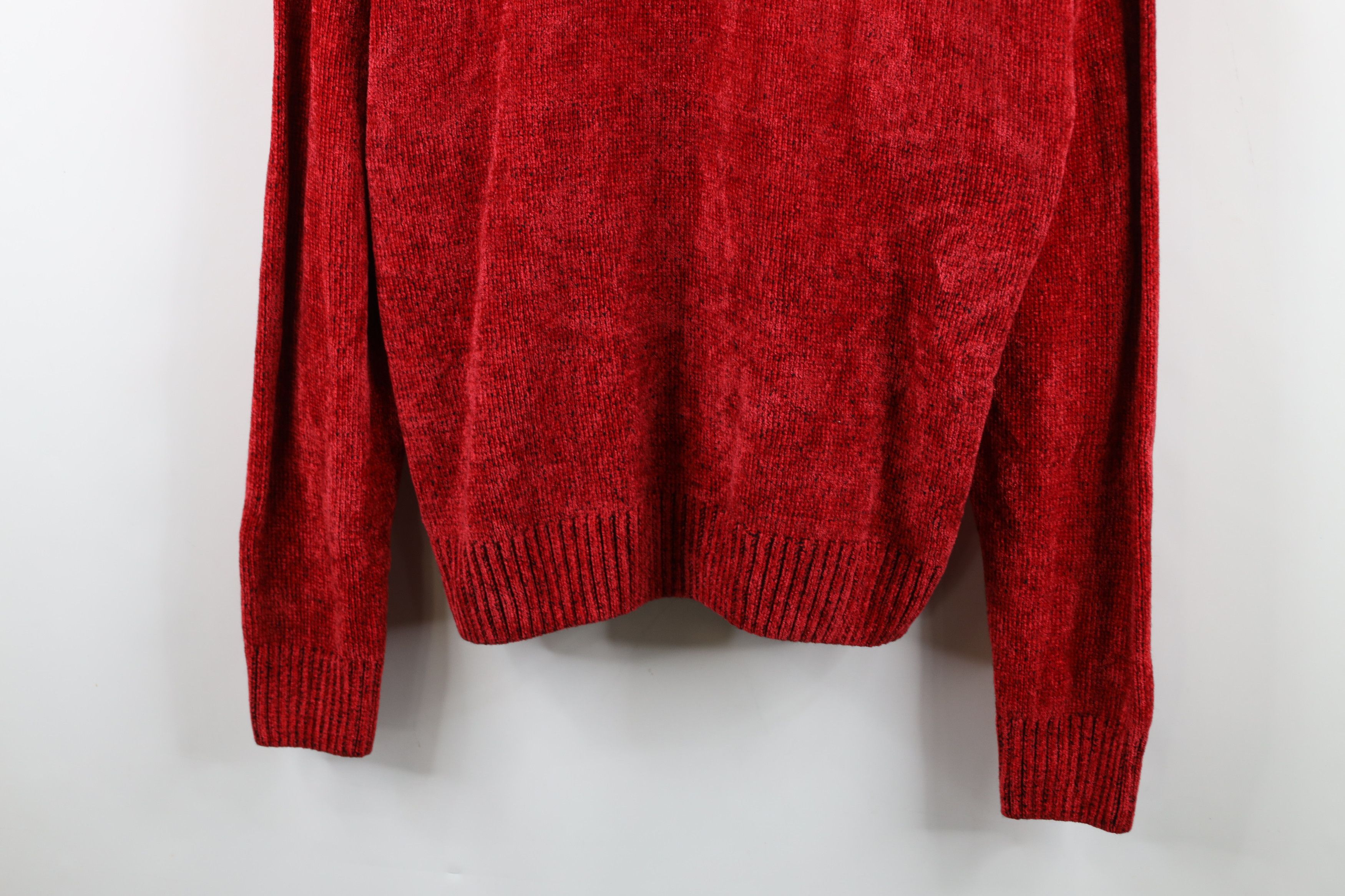 Vintage Vintage 90s Y2K Streetwear Ribbed Knit Collared Sweater Size US L / EU 52-54 / 3 - 3 Thumbnail