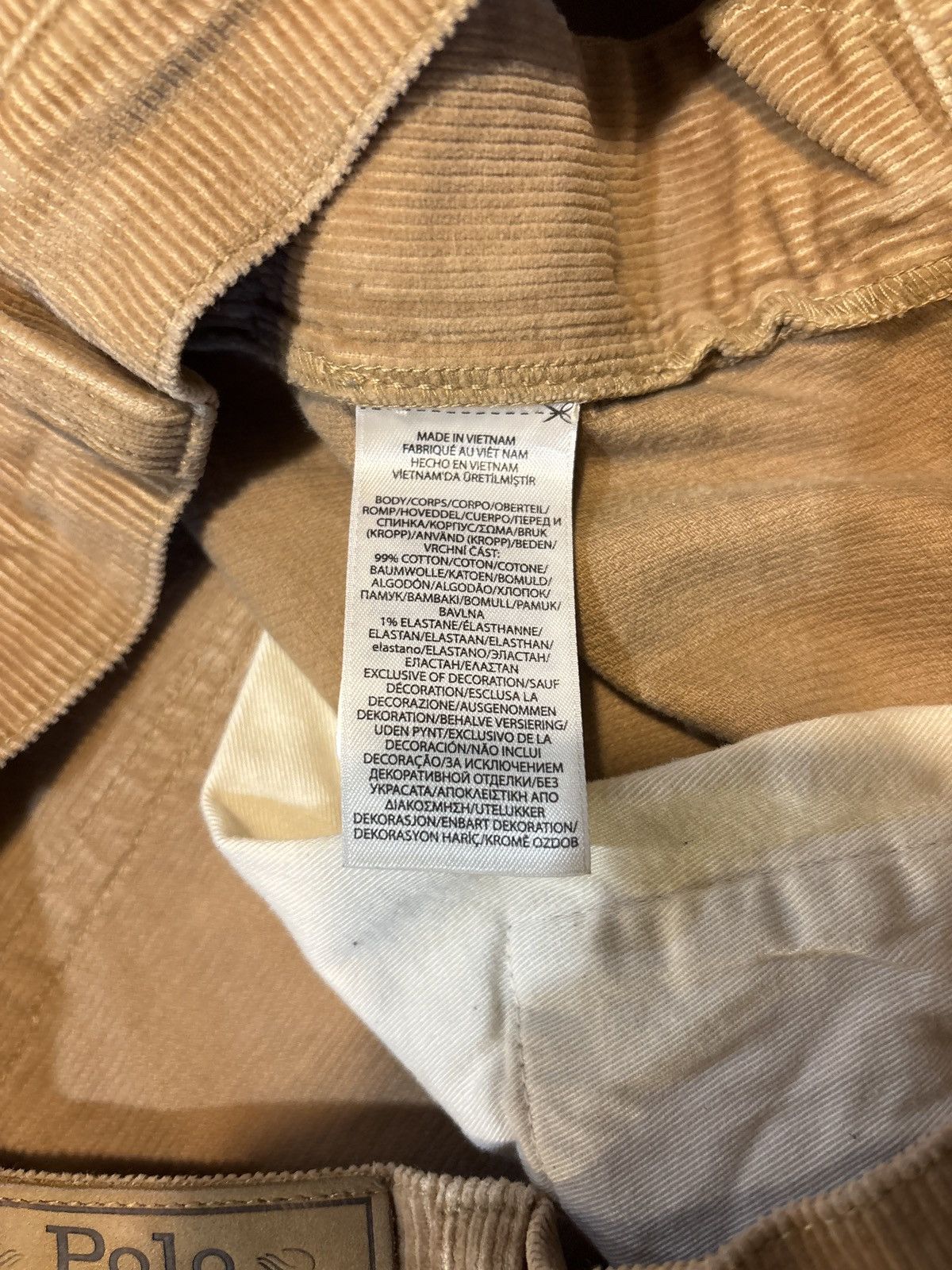 Polo Ralph Lauren Polo Ralph Lauren Sullivan Slim Corduroy Pants 32x32 – Tan Size US 32 / EU 48 - 8 Thumbnail