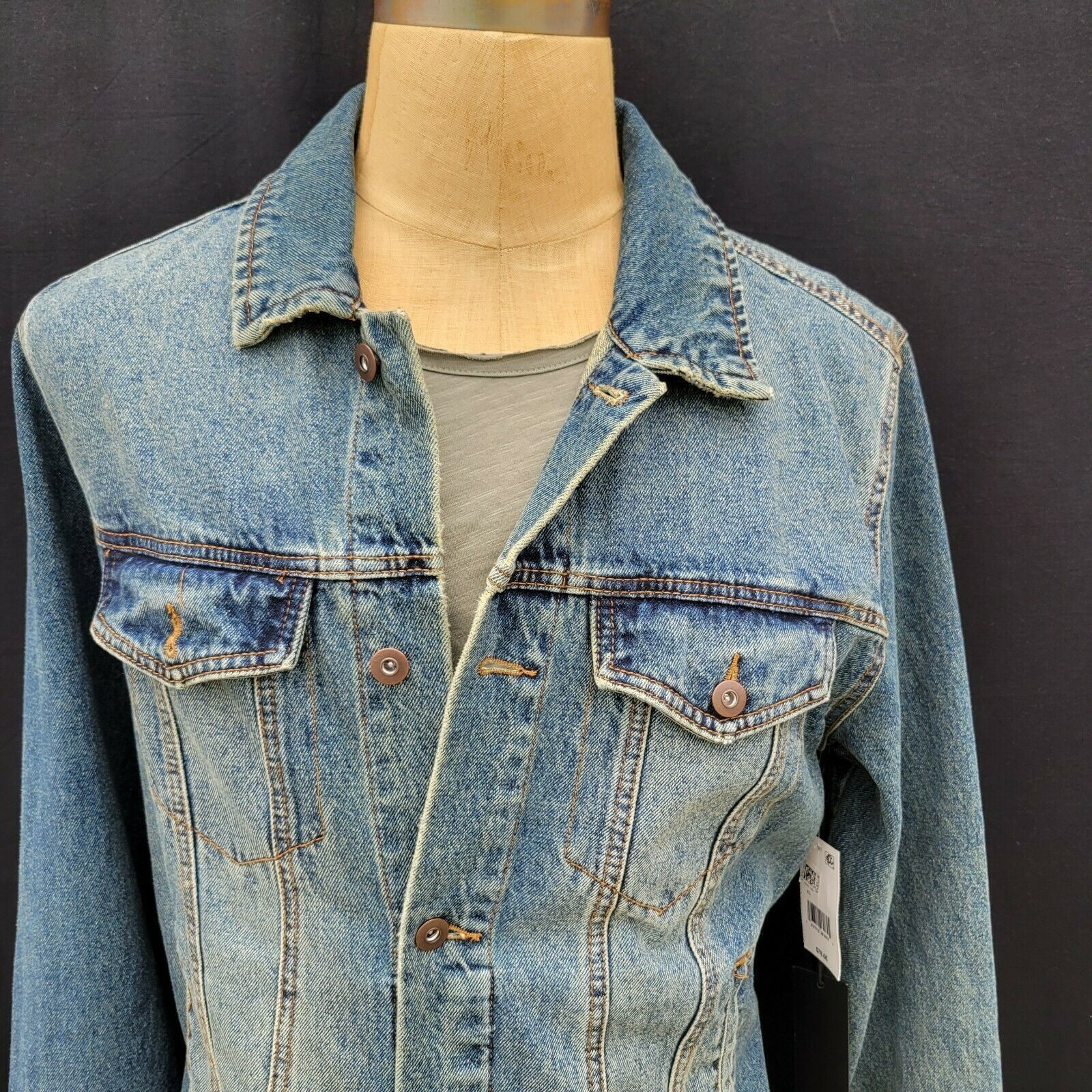 Other Men's Lazer Denim Jacket. XL Size US XL / EU 56 / 4 - 1 Thumbnail
