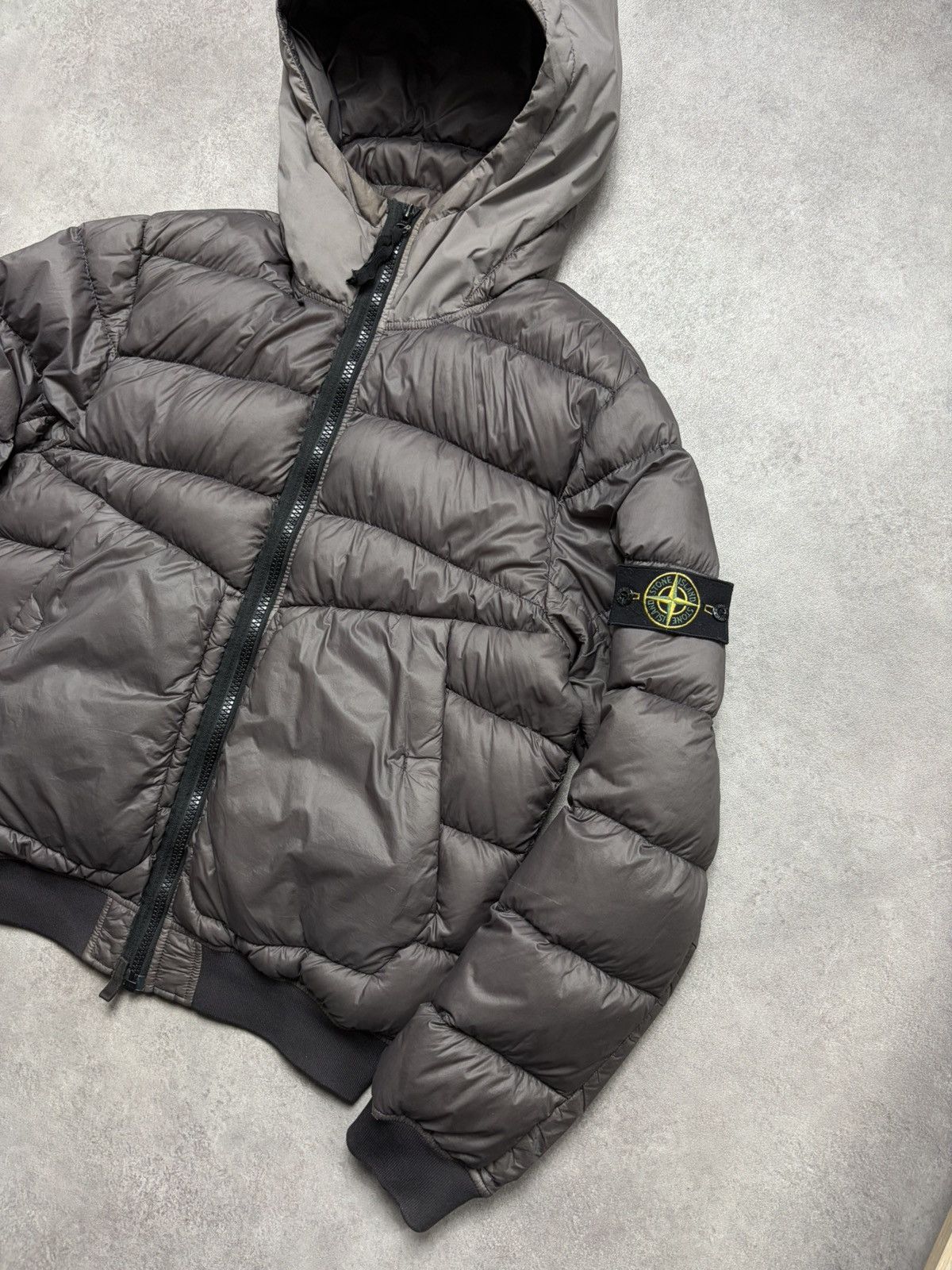 Stone Island Stone Island Garment Dyed Micro Yarn Down Jacket Casual Size US XL / EU 56 / 4 - 2 Thumbnail