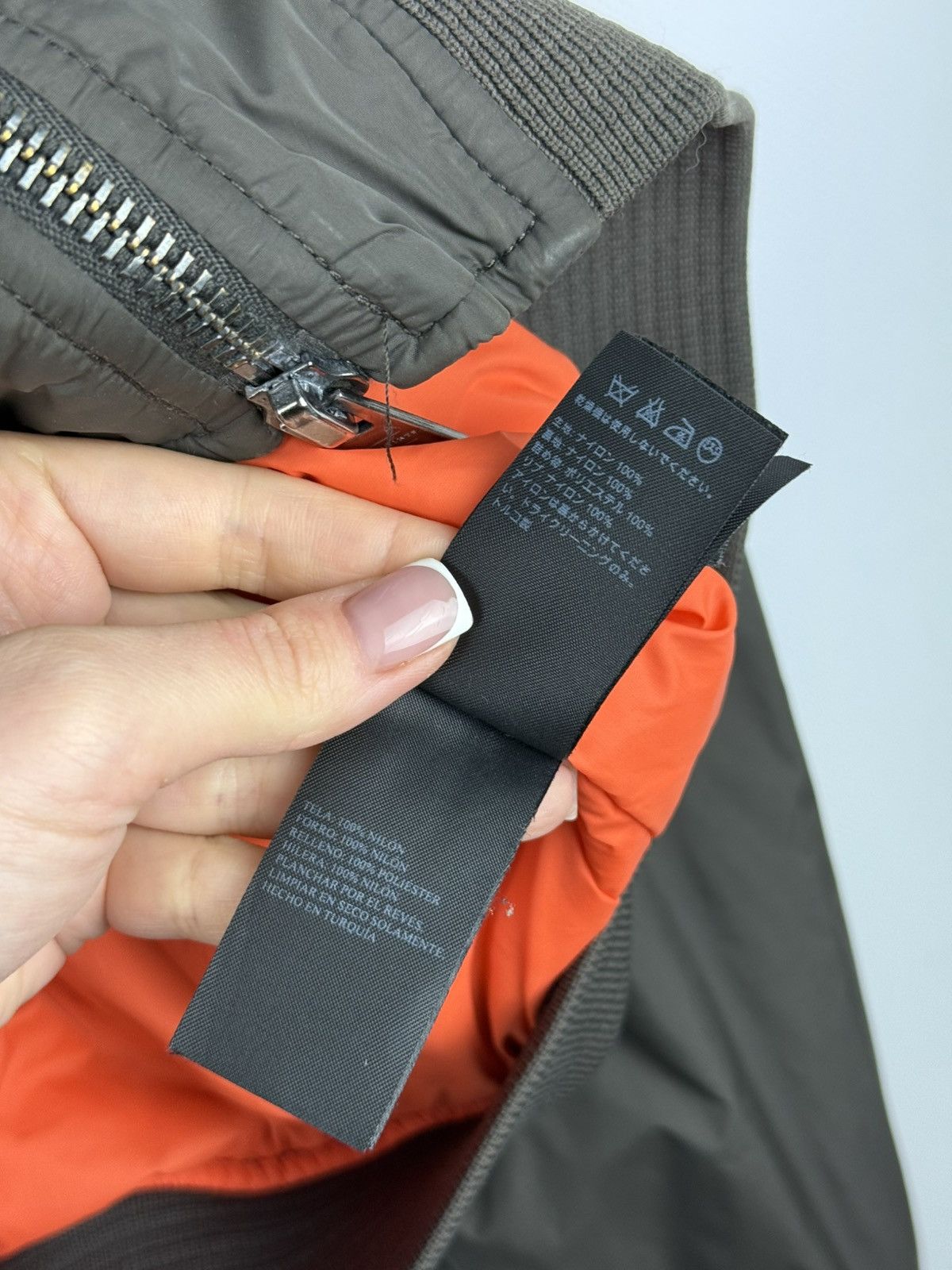 Allsaints Allsaints Tolbert Men’s Nylon MA-1 Style Bomber Jacket Size US L / EU 52-54 / 3 - 14 Thumbnail