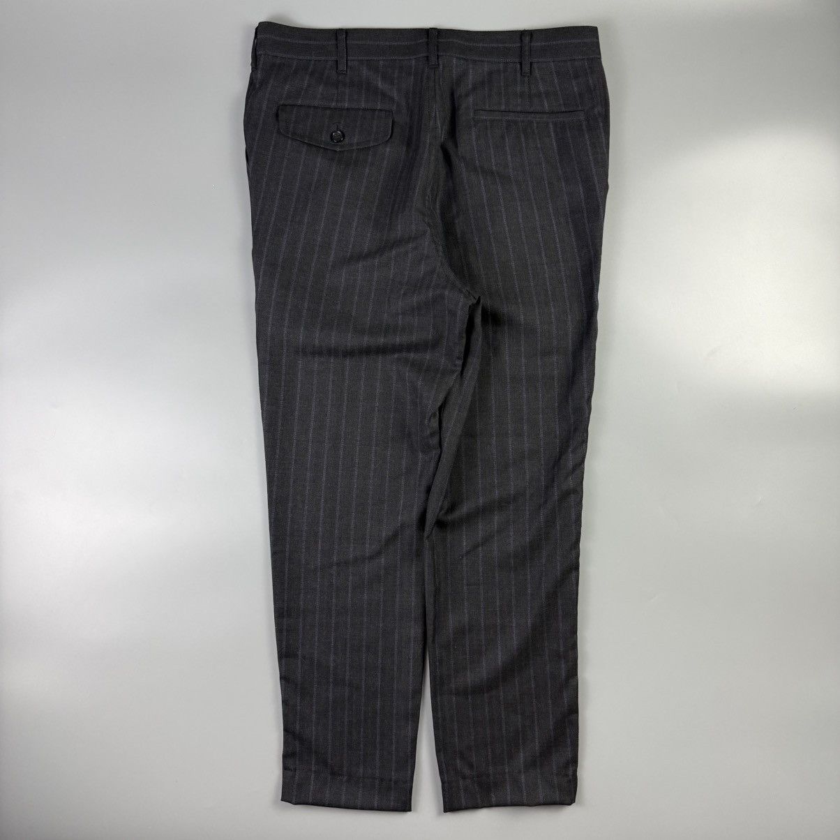 Comme des Garcons Homme Comme Des Garçons HOMME - Wool Striped Trouser Pants Size US 34 / EU 50 - 8 Thumbnail