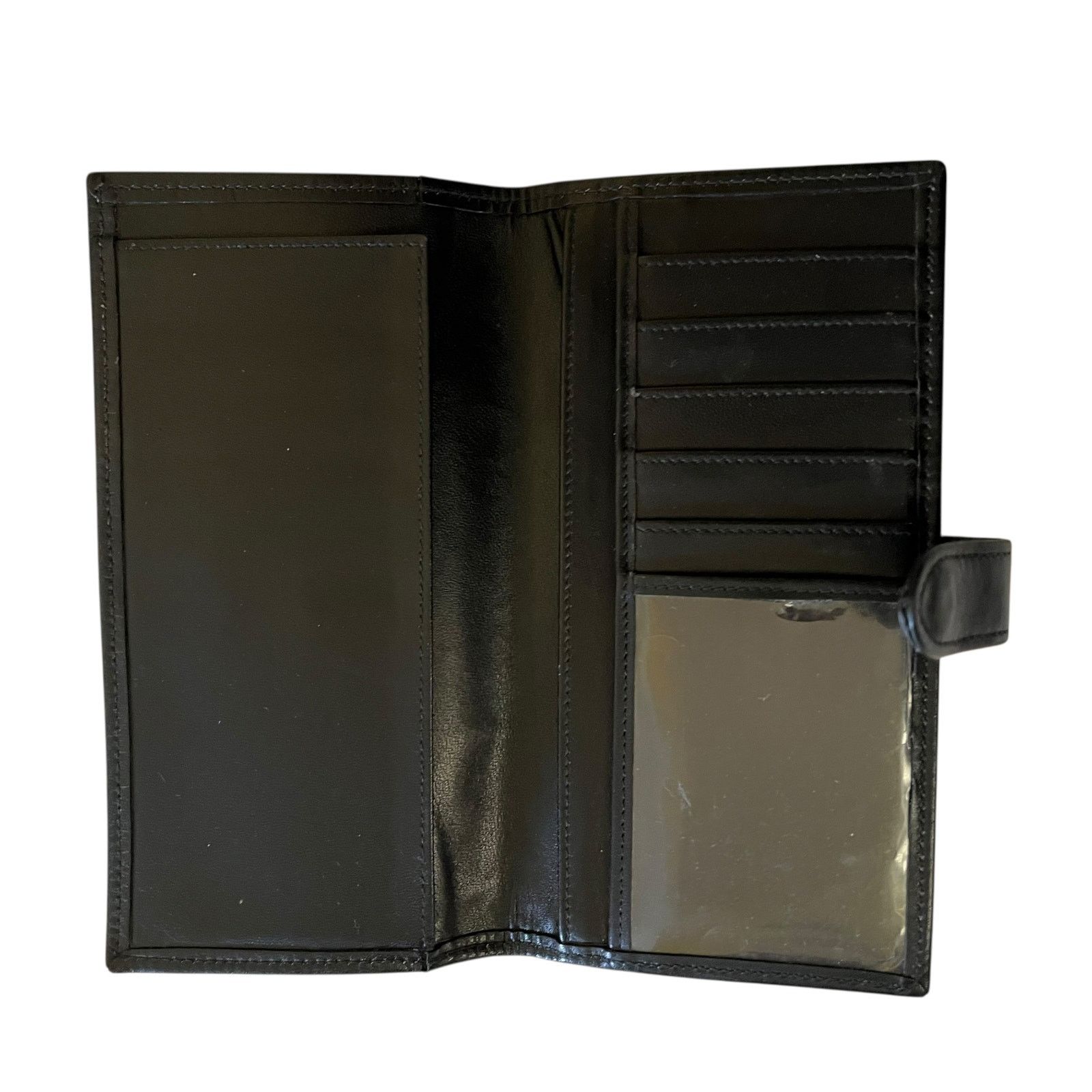 Ghurka × Vintage Vintage Ghurka Marley Hodgson Black Leather Checkbook Wallet Size ONE SIZE - 4 Thumbnail