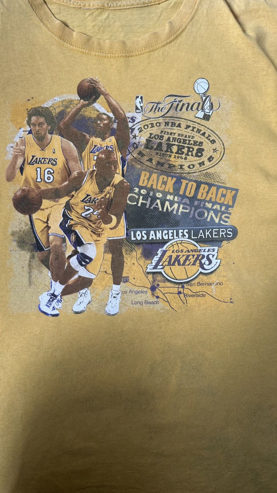 NBA VINTAGE NBA LA LAKERS CHAMPIONS TEE Size US L / EU 52-54 / 3 - 2 Thumbnail
