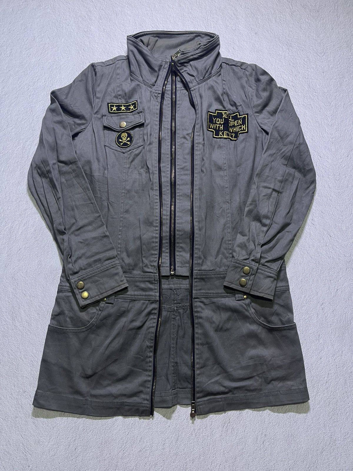 Japanese Brand VINTAGE Y2K THE SECAET DOOR parka jacket Size US S / EU 44-46 / 1 - 1 Thumbnail