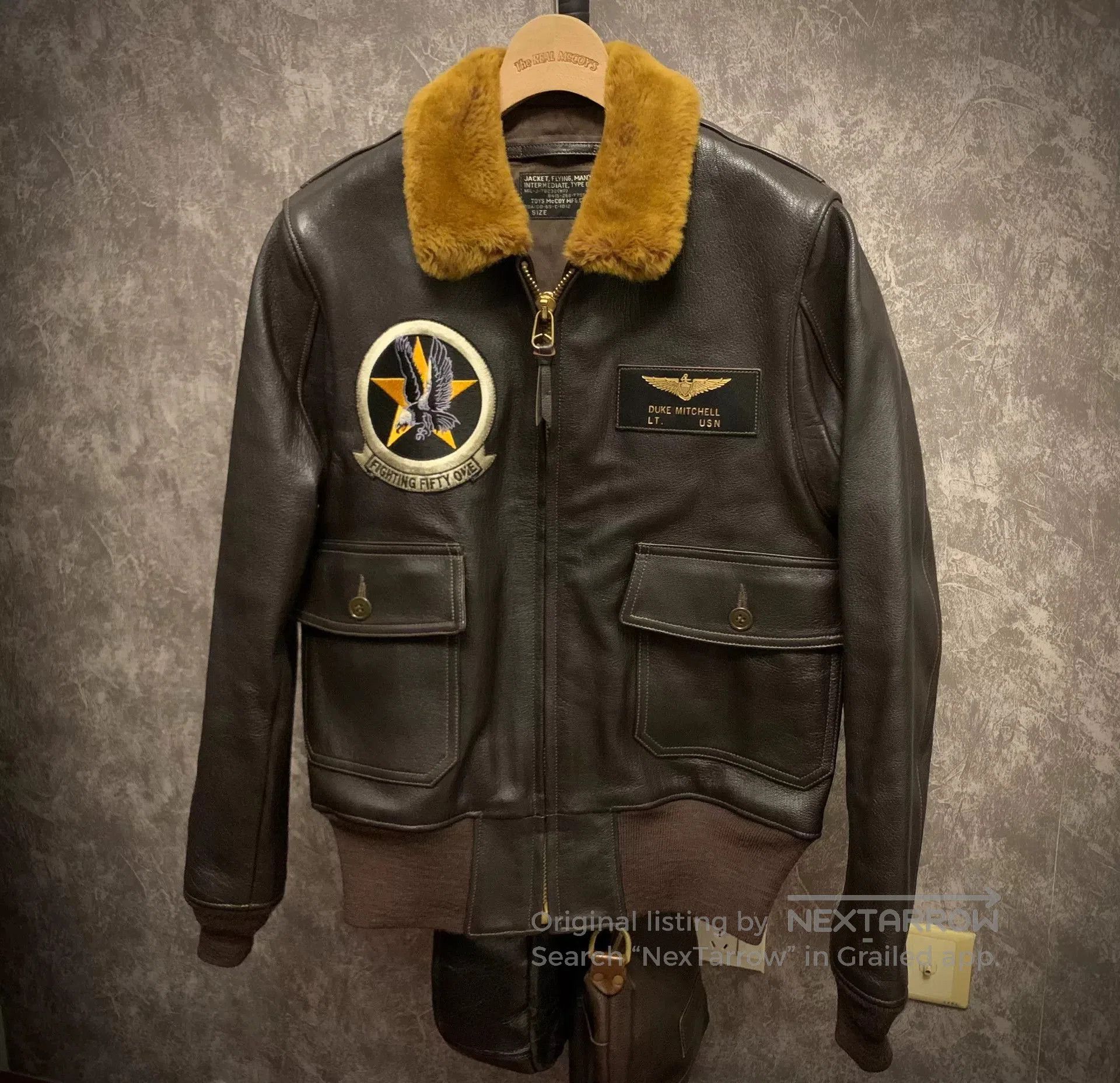 TOYS McCOY Toys McCoy G1 Goat Skin Flight Jacket. Size US XXS / EU 40 - 1 Thumbnail