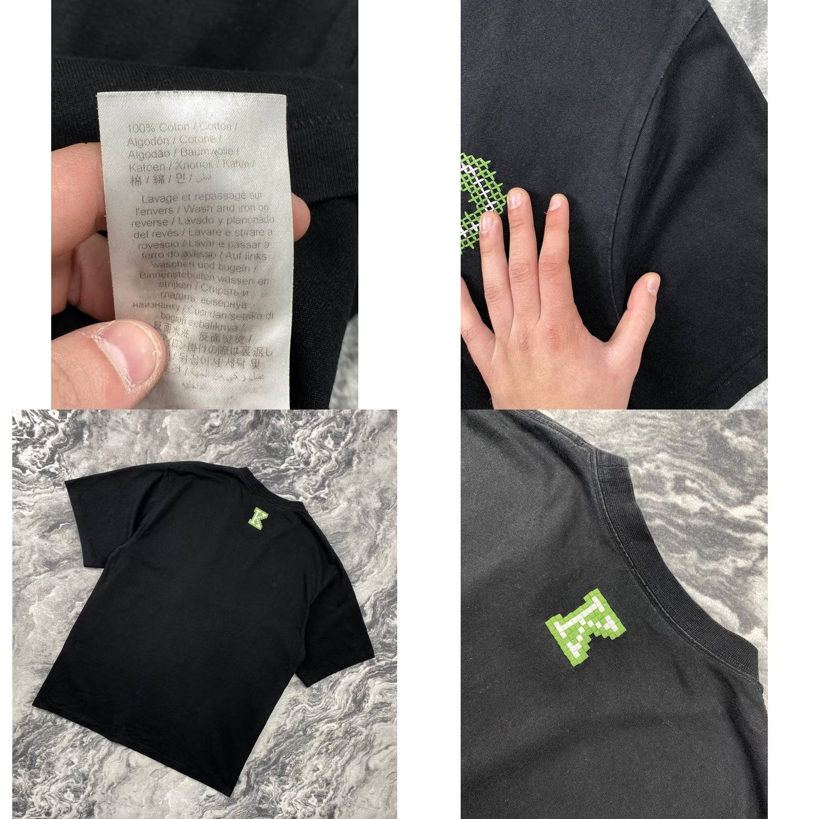 Kenzo KENZO T-Shirt Men XL Black Crew Neck Short Sleeve Logo 58 Chest 77 Length 53 Shoulders 2020s Regular Cotton Size US XL / EU 56 / 4 - 8 Thumbnail