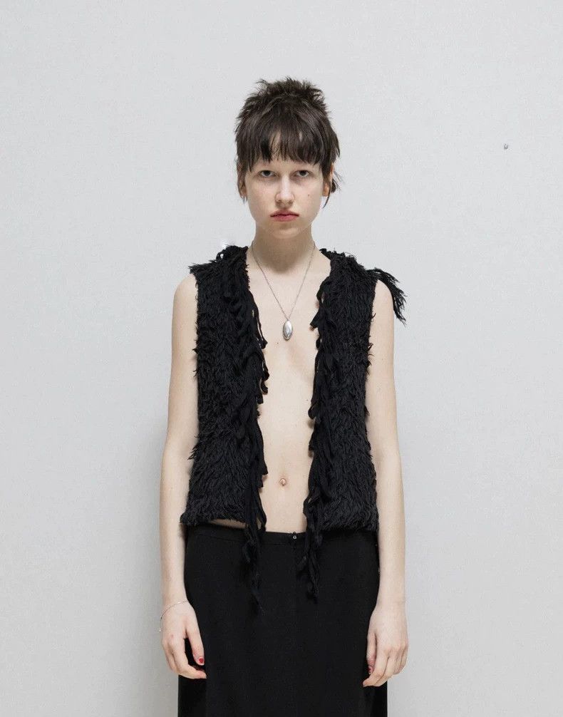 UNDERCOVER size 2 06 SS « T » Fur Vest Jacket 2505-Nextarr