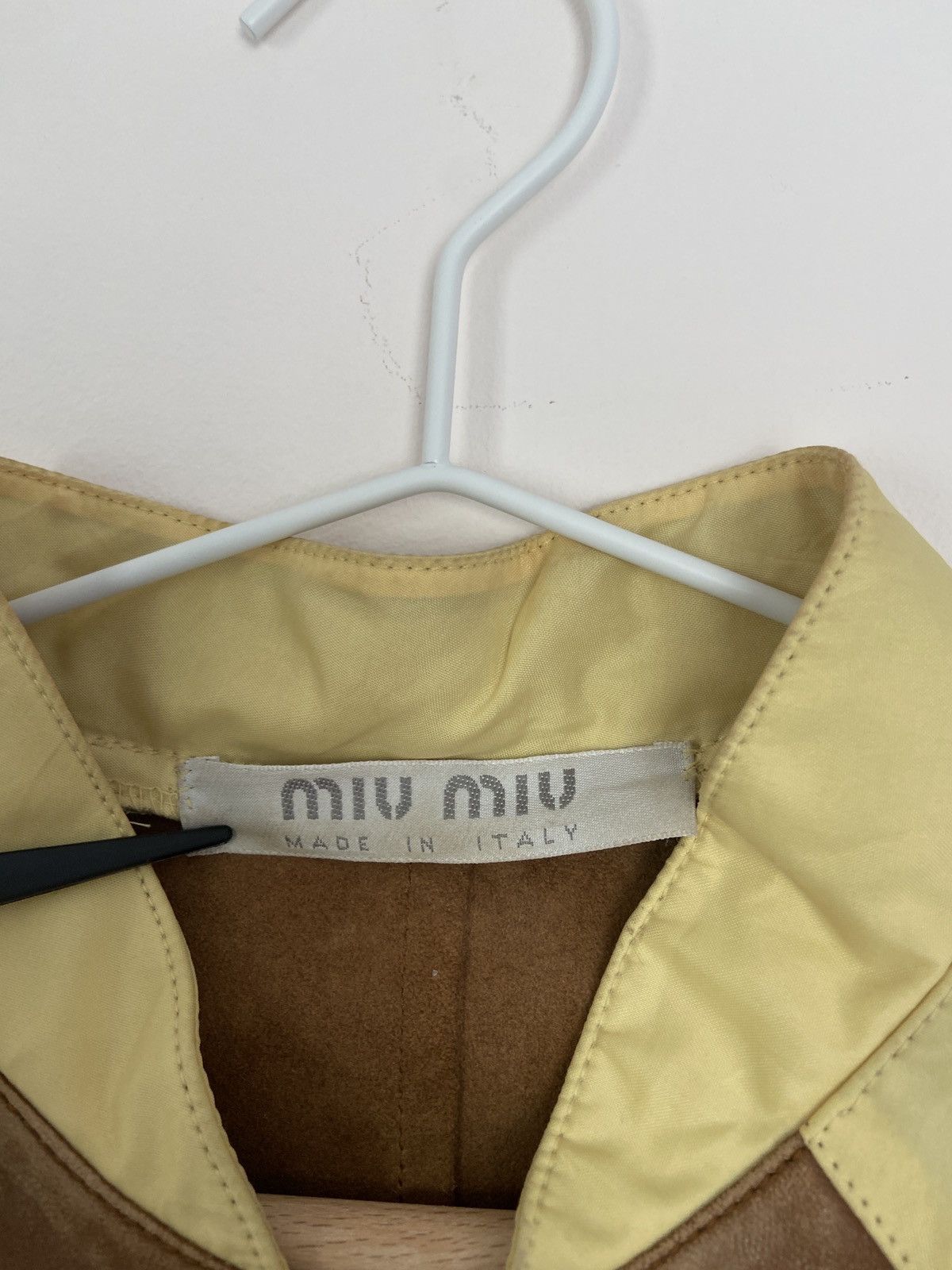 Miu Miu 90s MIU MIU Leather Bomber Size S / US 4 / IT 40 - 6 Thumbnail