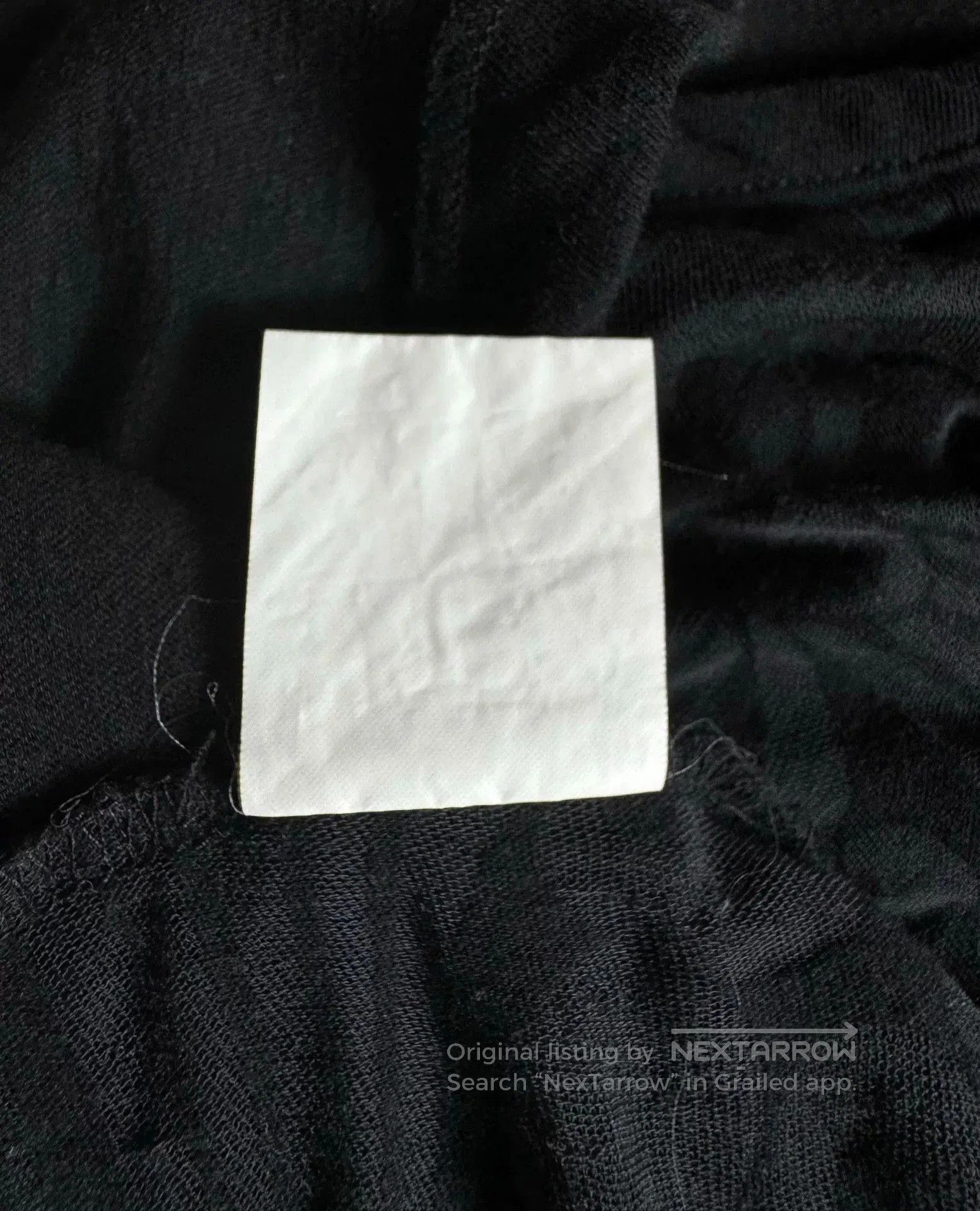 Y's Yohji Yamamoto Sheer Black Vest Top. Size M / US 6-8 / IT 42-44 - 7 Thumbnail