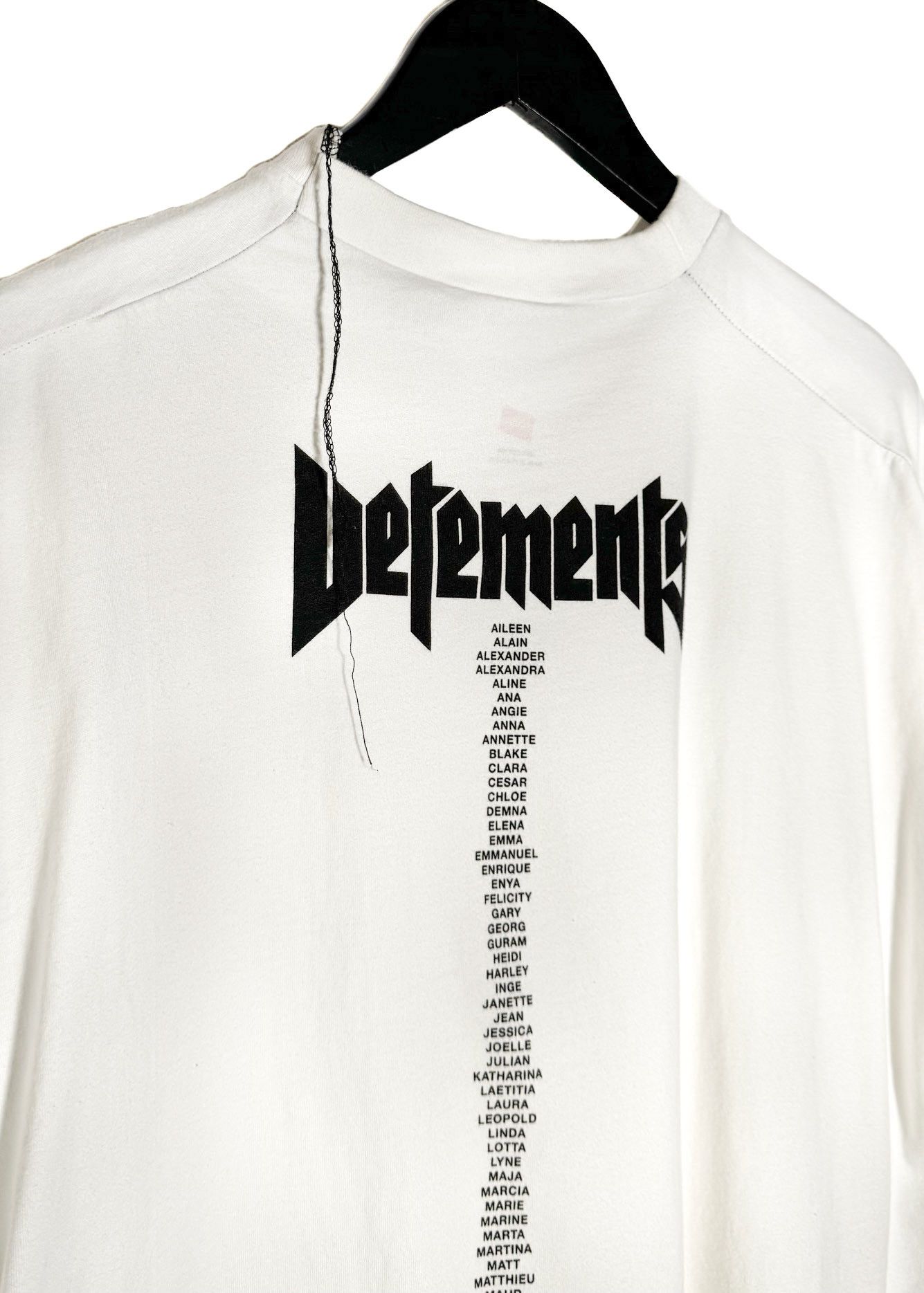 Hanes × Vetements Vêtements X Hanes 2017 Staff Ivory Oversized T-shirt Size US XS / EU 42 / 0 - 5 Thumbnail